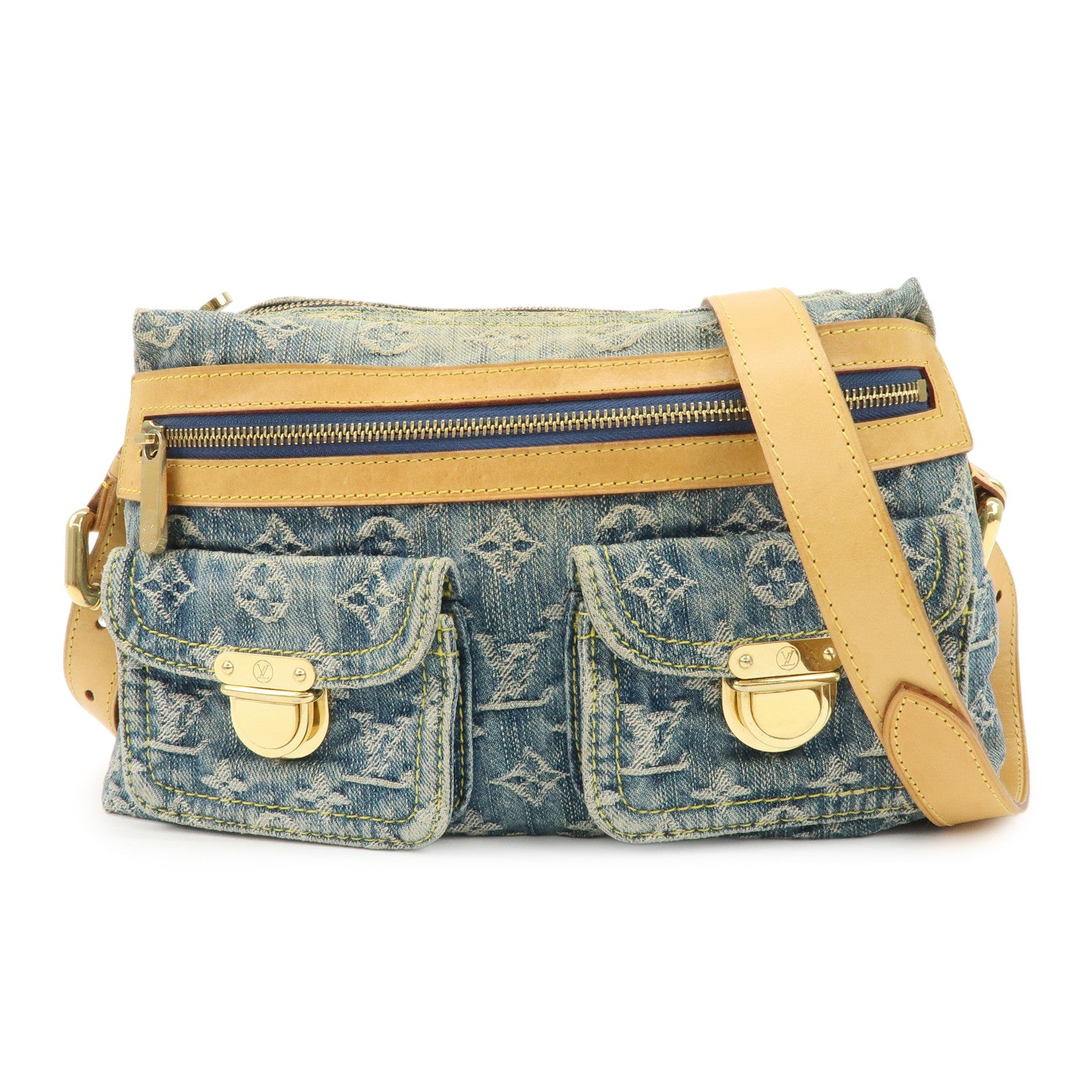 Louis Vuitton Monogram Denim Baggy PM 2Way Shoulder Bag M95049