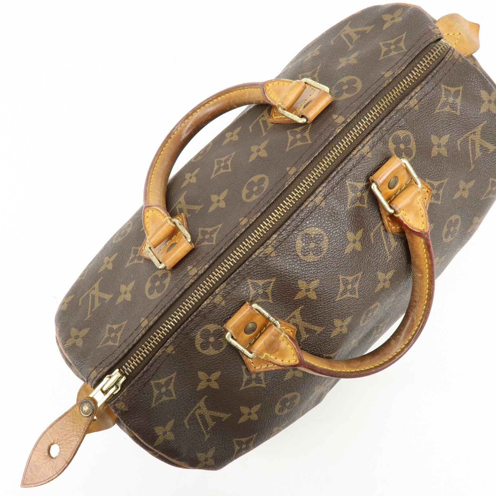 Louis Vuitton Monogram Speedy 30 Boston Bag Hand Bag Brown M41526
