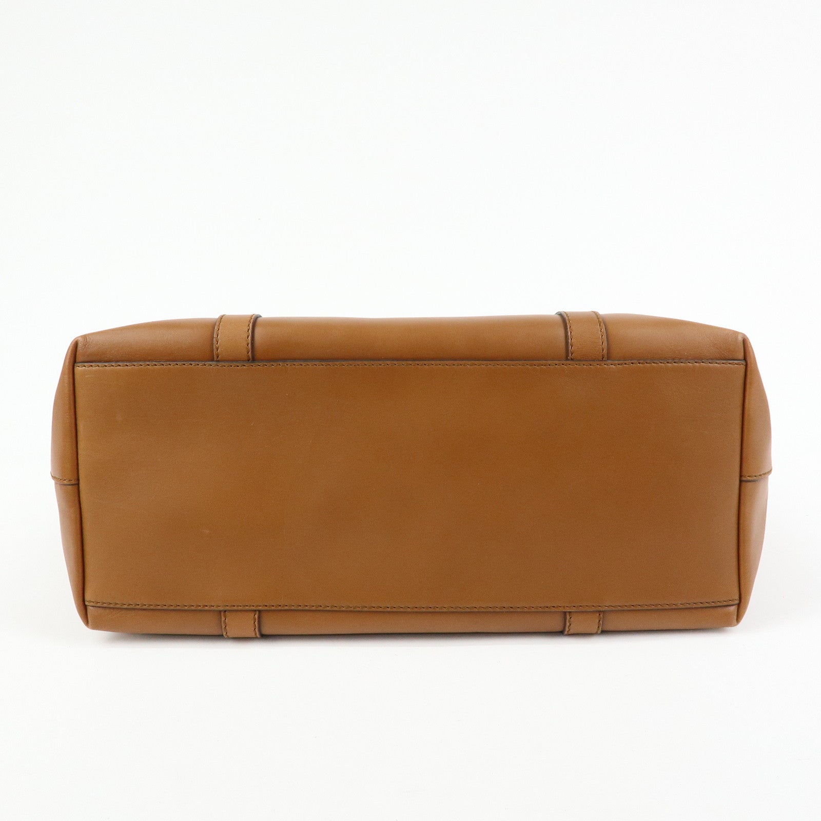 GUCCI Interlocking G Leather 2Way Hand Shoulder Bag Brown 341503