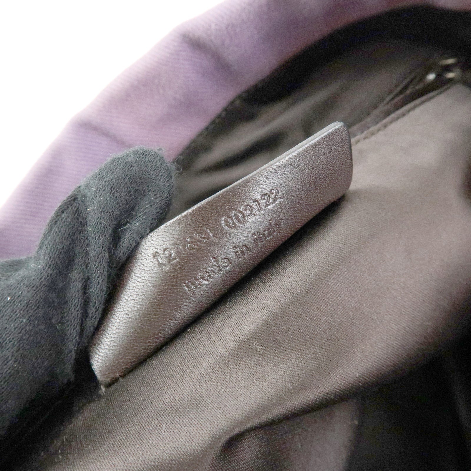 SAINT LAURENT PARIS Kahala Cassandra Canvas Tote Bag Purple 121631