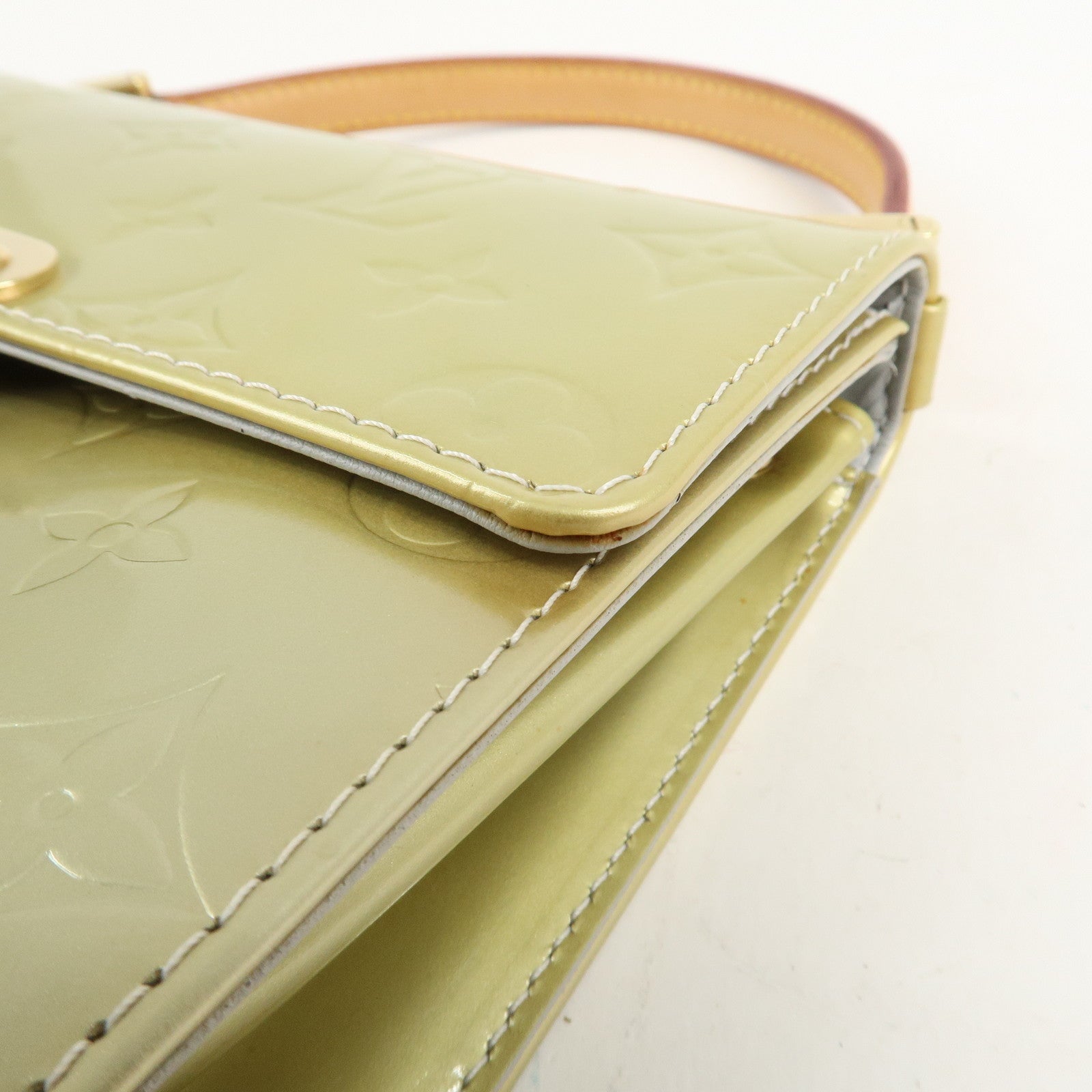 Louis Vuitton Monogram Vernis Spring Street Hand Bag M91029 Used