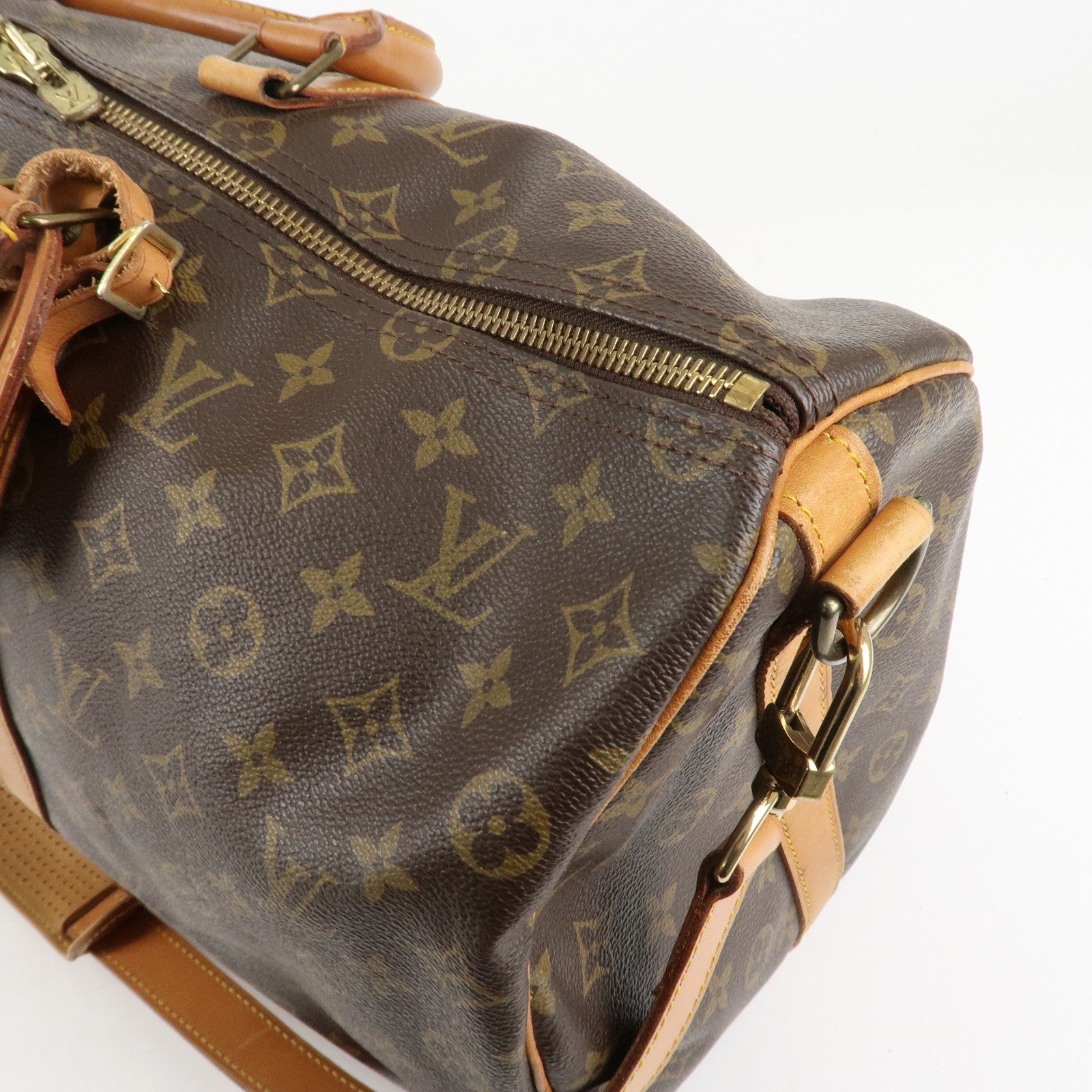 Louis Vuitton Monogram Keep All Bandouliere 50 Boston Bag M41416 Used