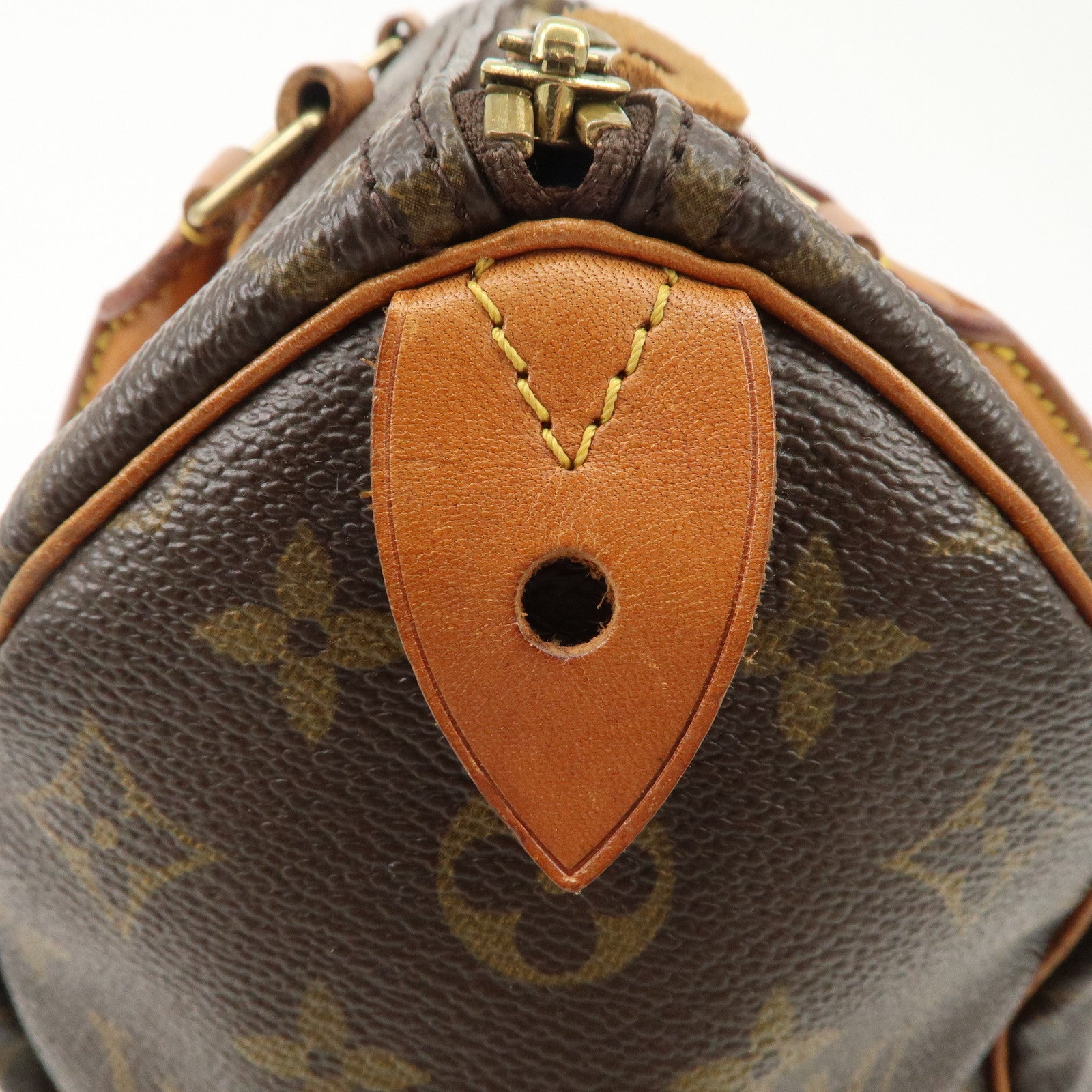 Louis Vuitton Monogram Speedy 25 Hand Bag Boston Bag M41528 Used