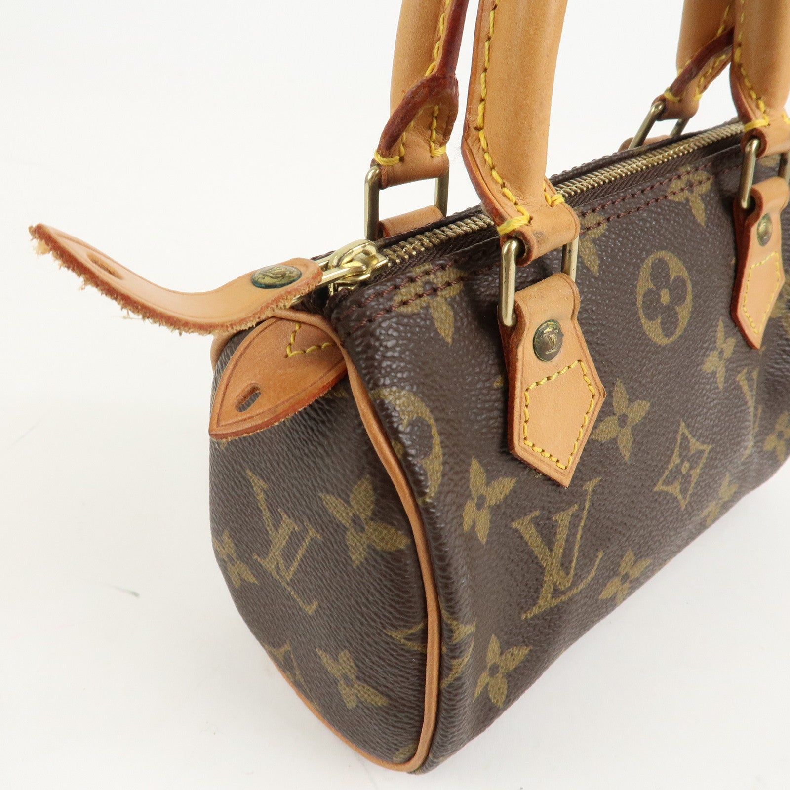 Louis Vuitton Monogram Mini Speedy & Strap M41534 J75010 Used