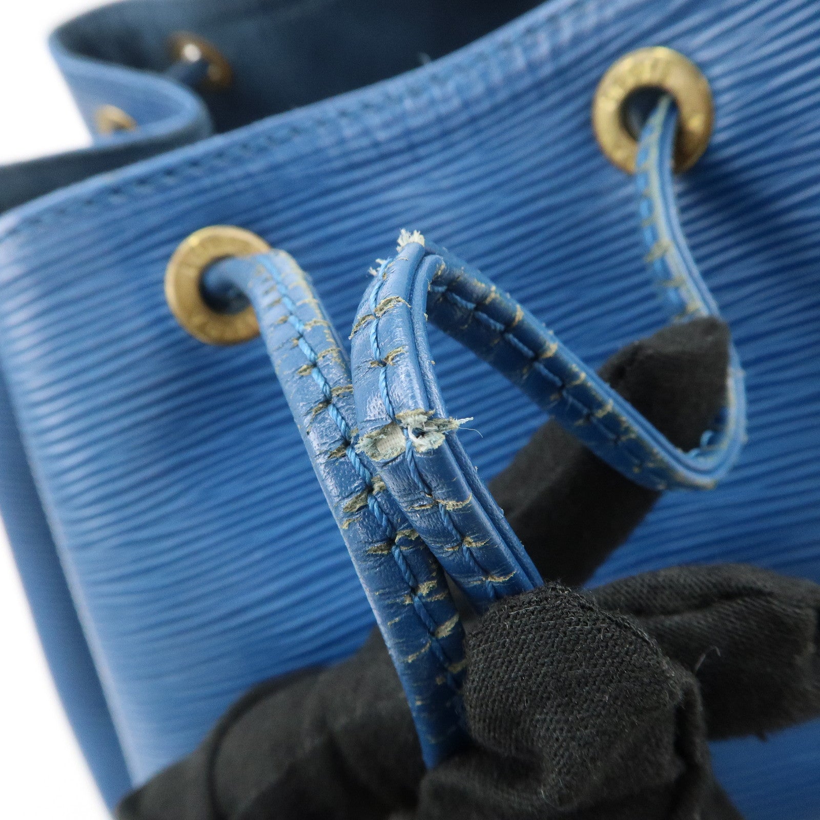 Louis Vuitton Epi Petit Noe Shoulder Bag Toledo Blue M44105 Used