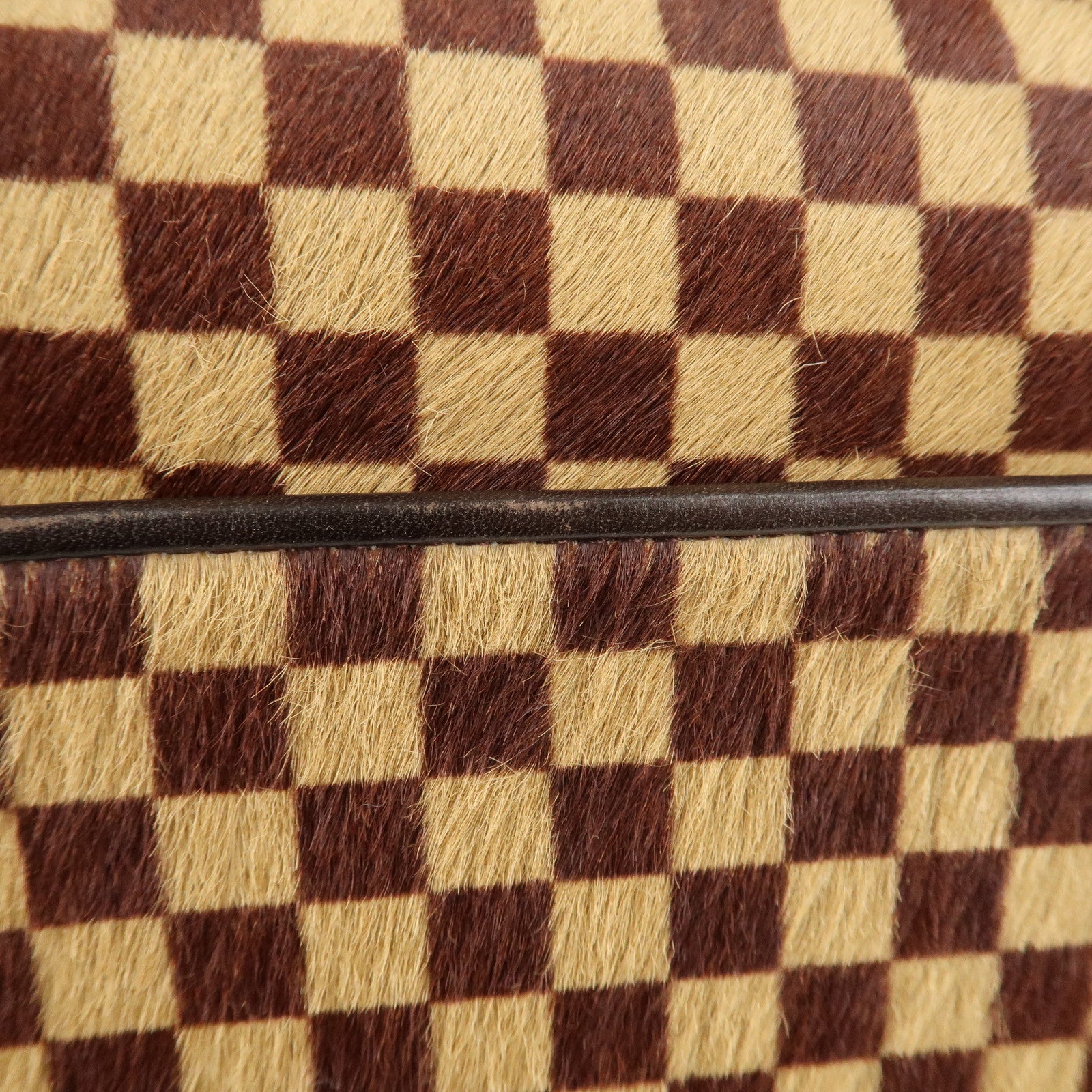 Louis Vuitton Damier Sauvage Lion Hand Bag Beige Brown M92131 Used
