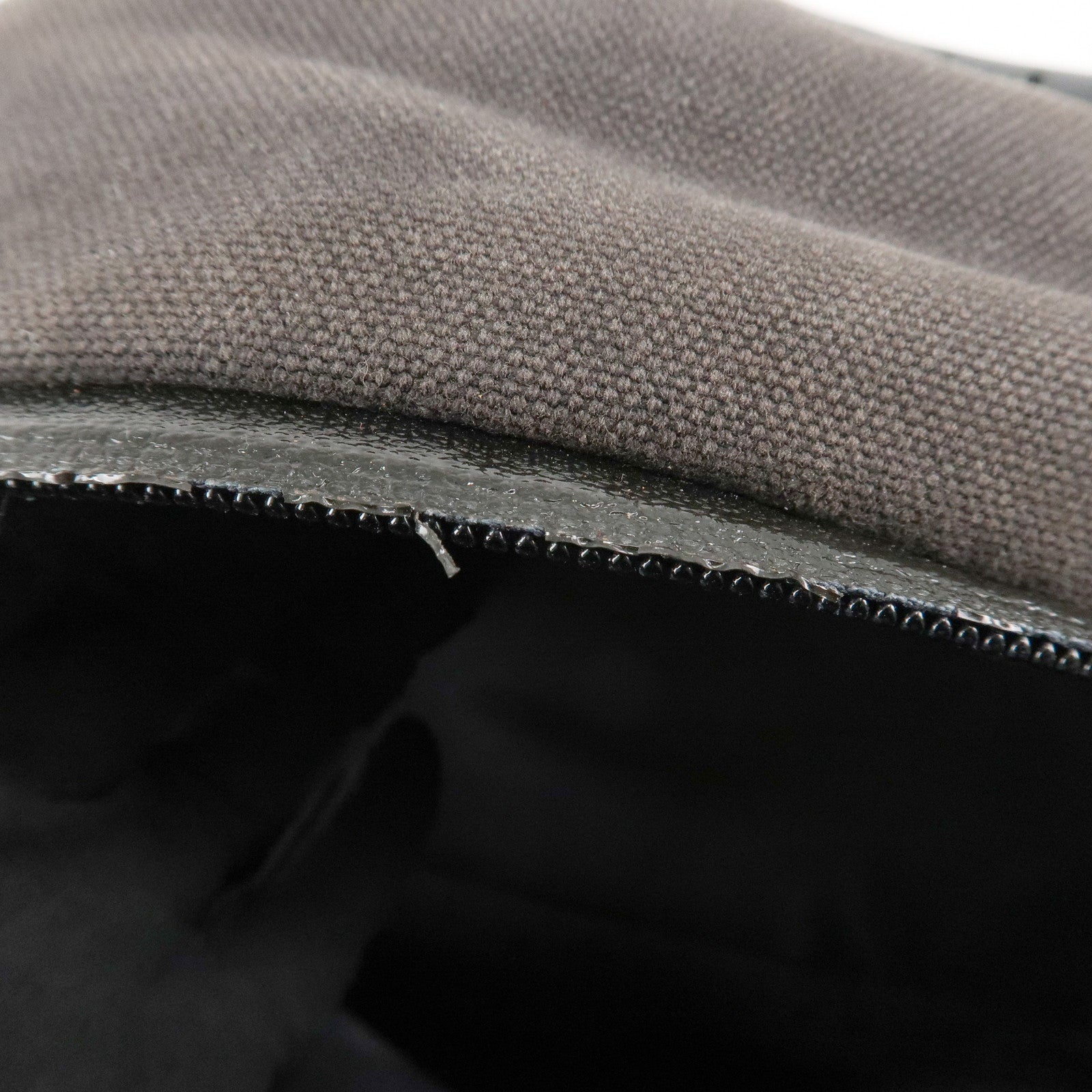 CHANEL CHANEL Sports Canvas Backpack Black Green Used