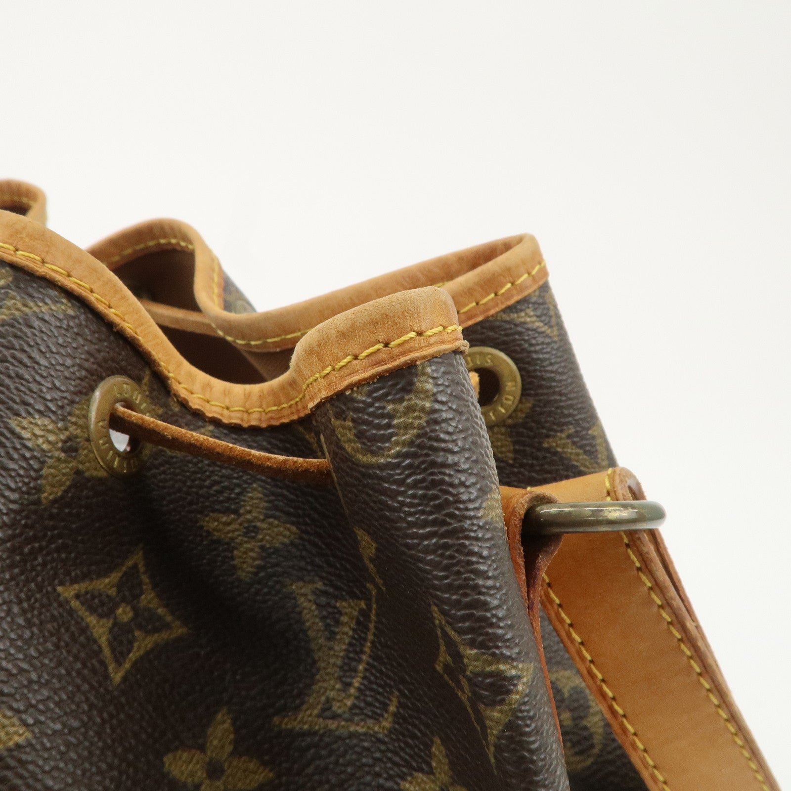 Louis Vuitton Monogram Noe Shoulder Bag Hand Bag Brown M42224 Used