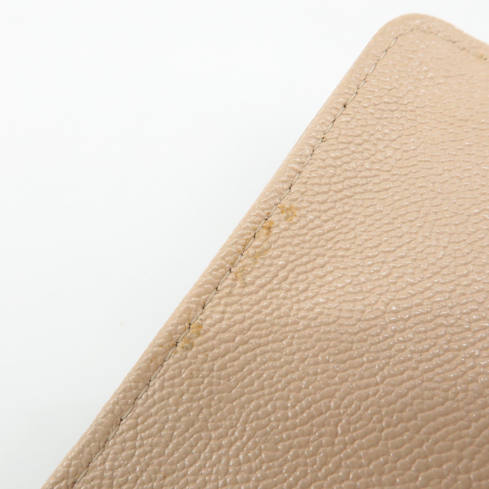 CHANEL COCO Mark Bicolore Leather Agenda Cover Black Pink Used