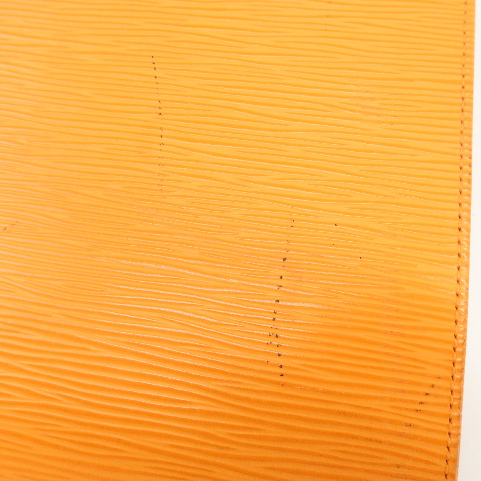 Louis Vuitton Epi SaintTropez Hand Bag Mandarin Orange M5246H Used