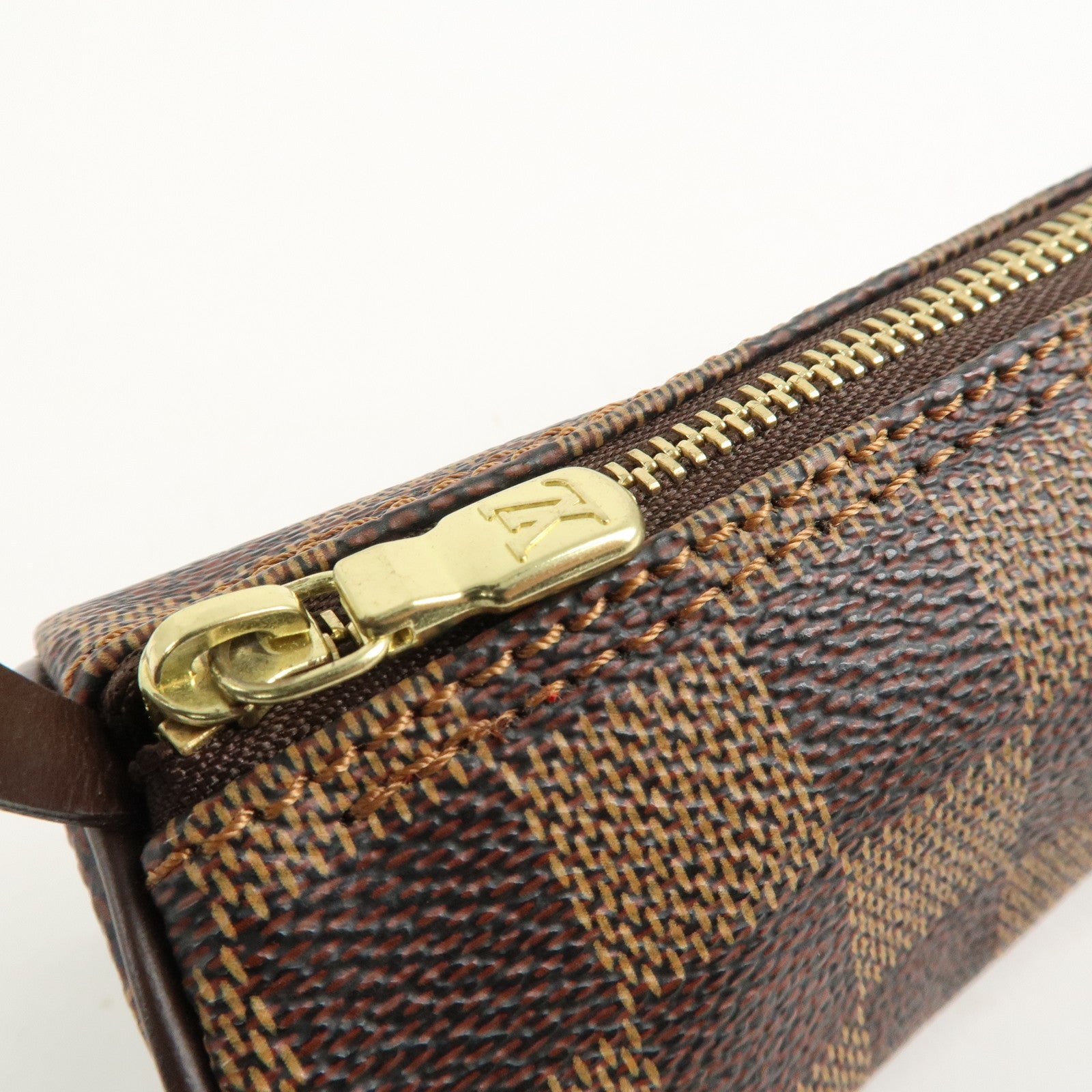 Louis Vuitton Damier Pouch for Papillon Mini Bag Damier Ebene Used