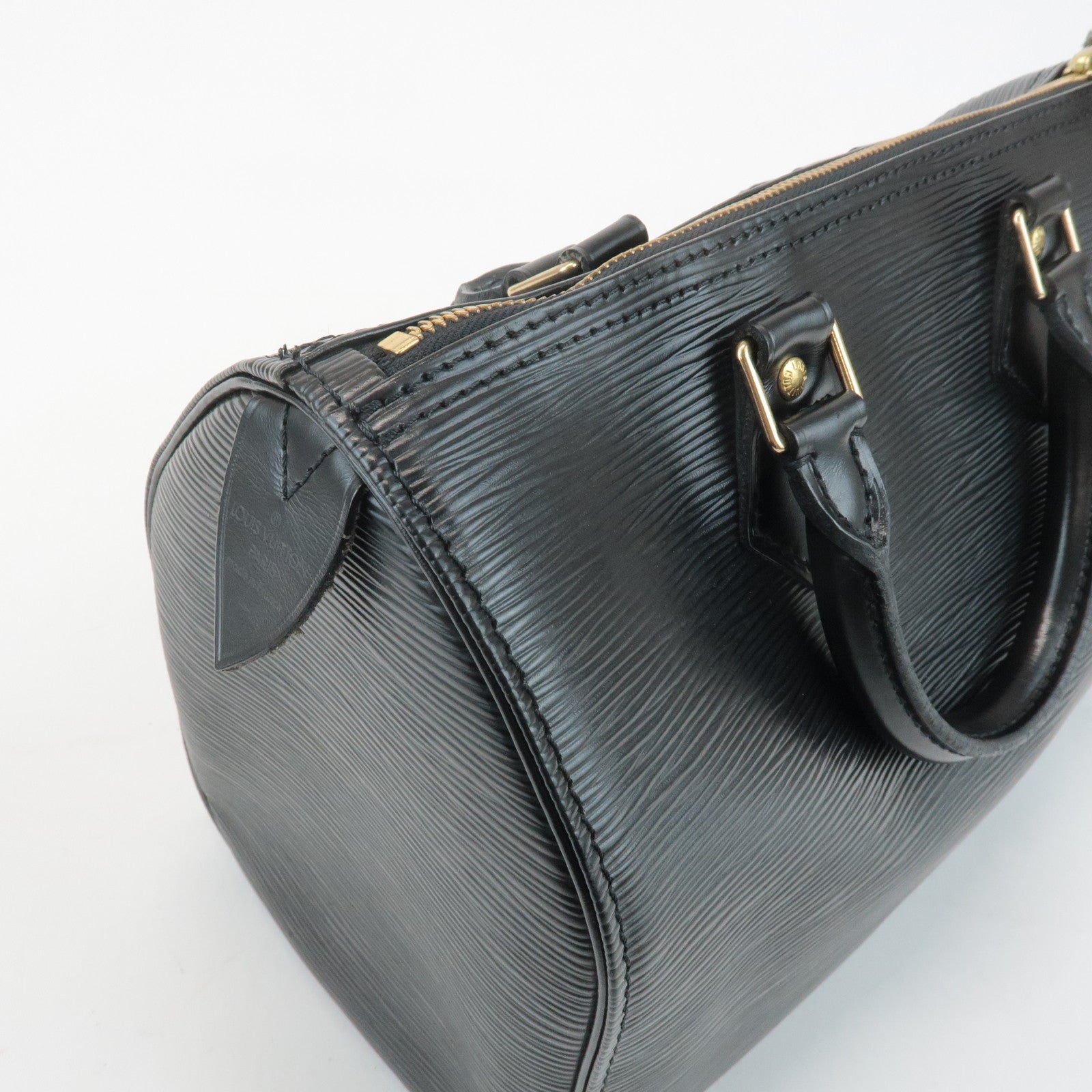 Louis Vuitton Epi Speedy 25 Boston Bag Hand Bag Noir M43012 Used