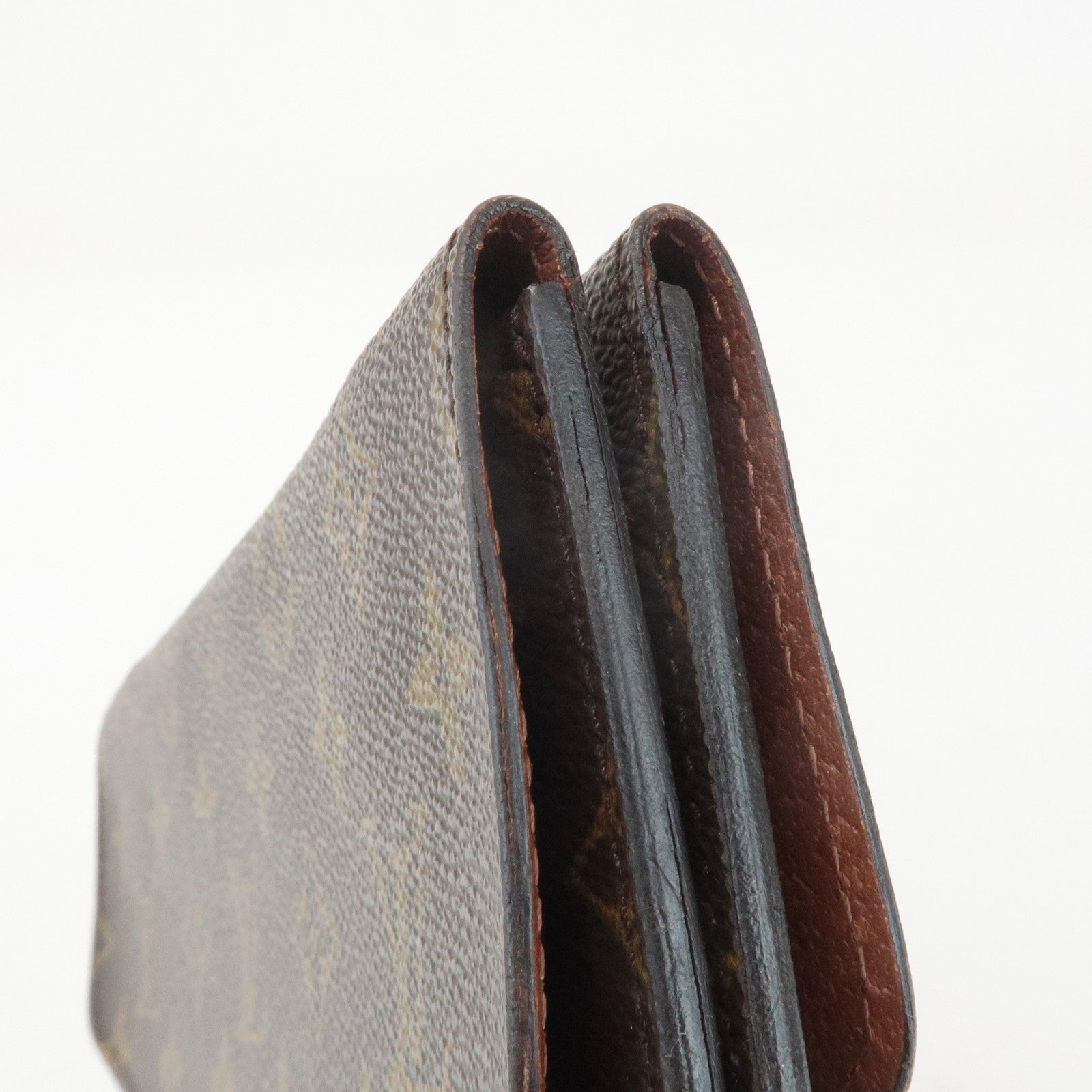 Louis Vuitton Monogram Double Rabat Shoulder Bag Brown M51815 Used