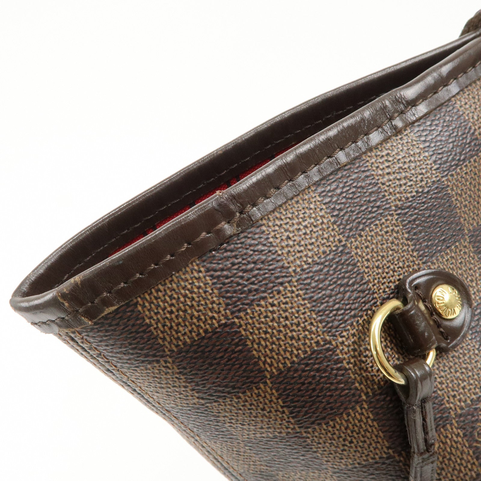 Louis Vuitton Damier Neverfull MM Tote Bag Shoulder Bag N51105 Used