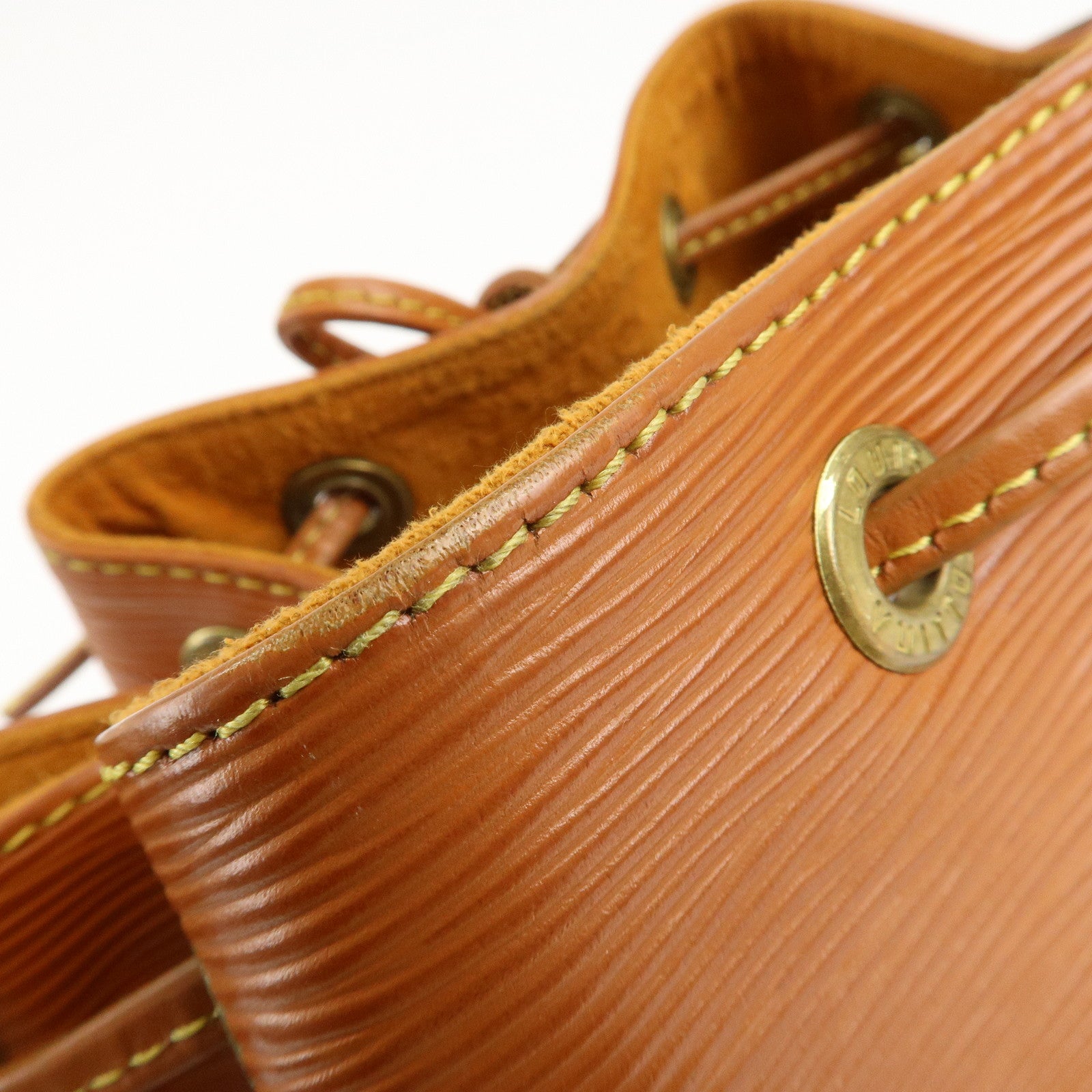 Louis Vuitton Epi Petit Noe Shoulder Bag Zipang Gold M44108 Used