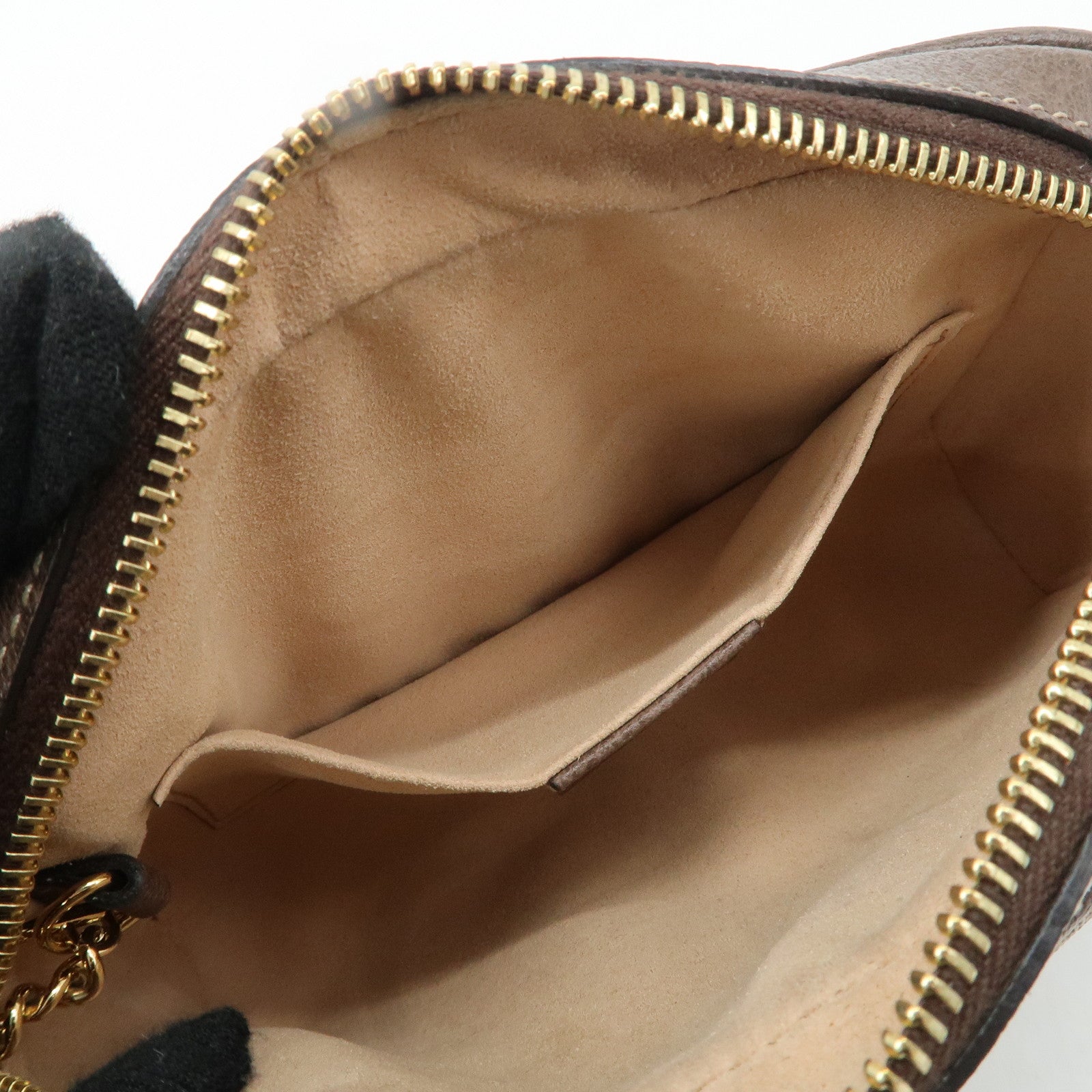 GUCCI Ophidia GG Supreme Mini Shoulder Bag Beige Brown 517350 Used