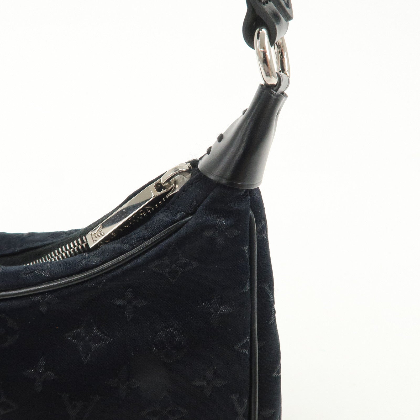 Louis Vuitton Monogram Satin Little Boulogne Hand Bag M92142 Used
