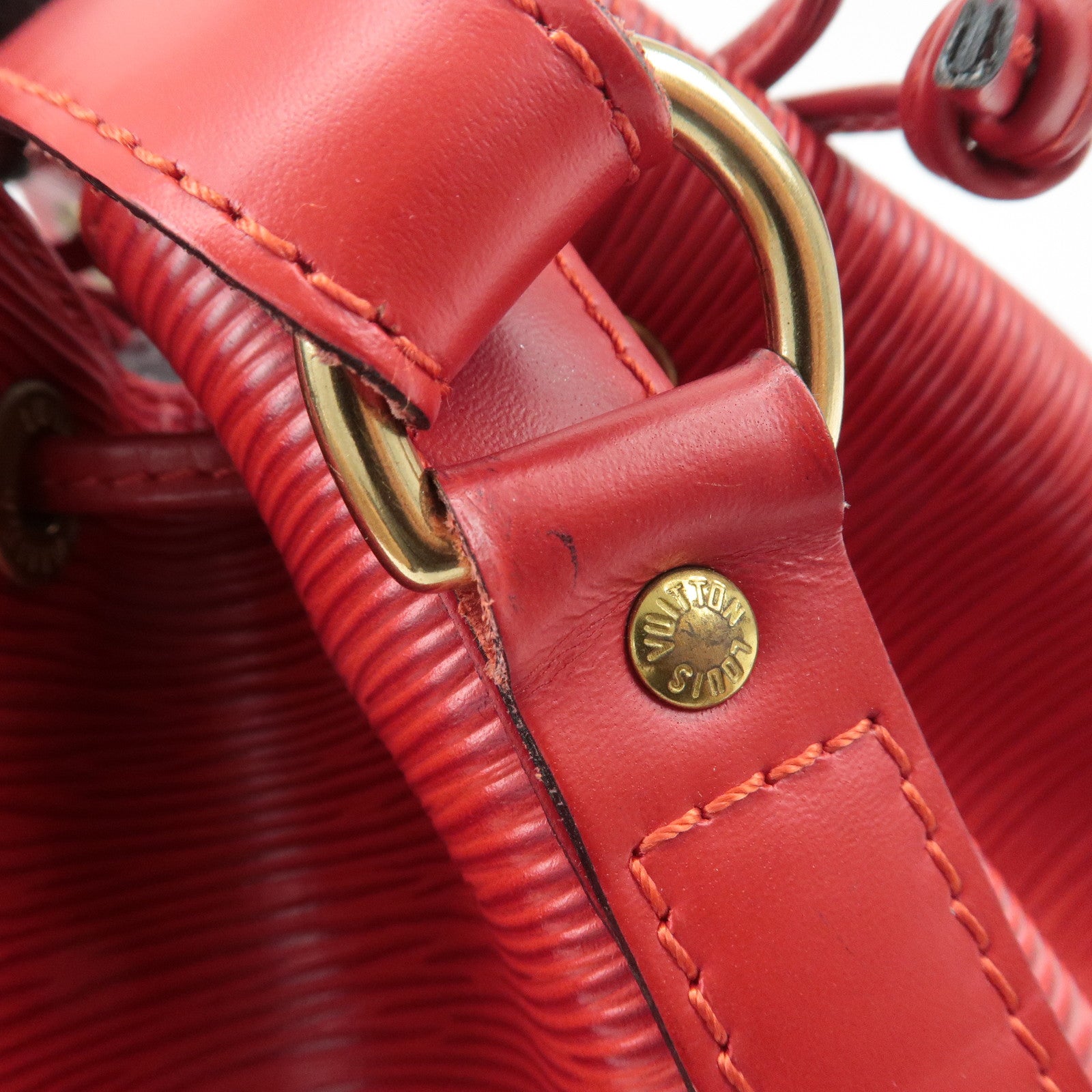 Louis Vuitton Epi Petit Noe Shoulder Bag Castilian Red M44107 Used