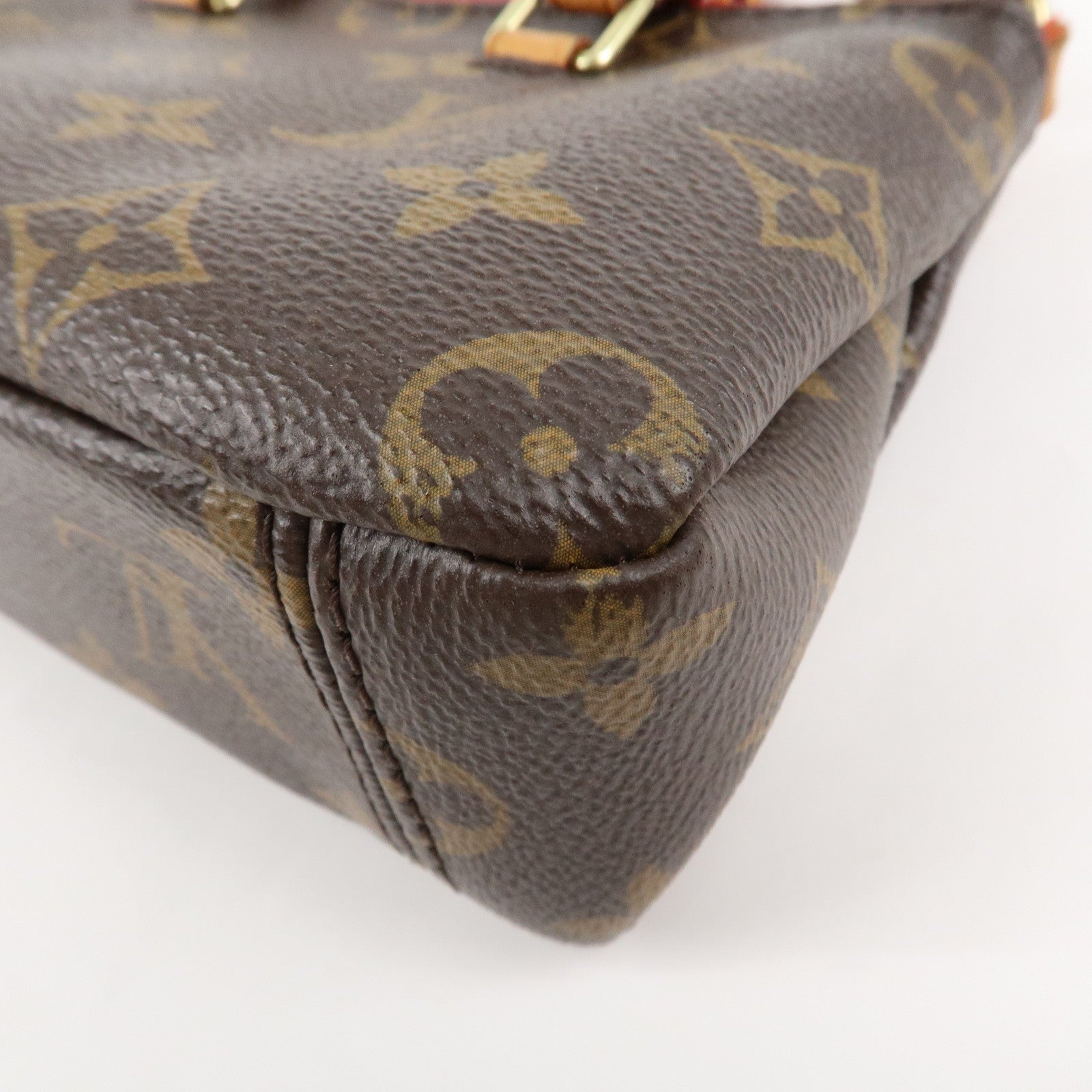 Louis Vuitton Nano Pallas Shoulder Bag Cerise M61254 Used