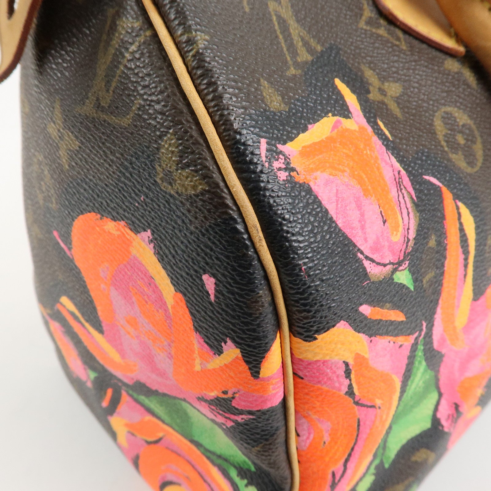 Louis Vuitton Monogram Rose Speedy 30 Hand Bag Boston Bag M48610 Used