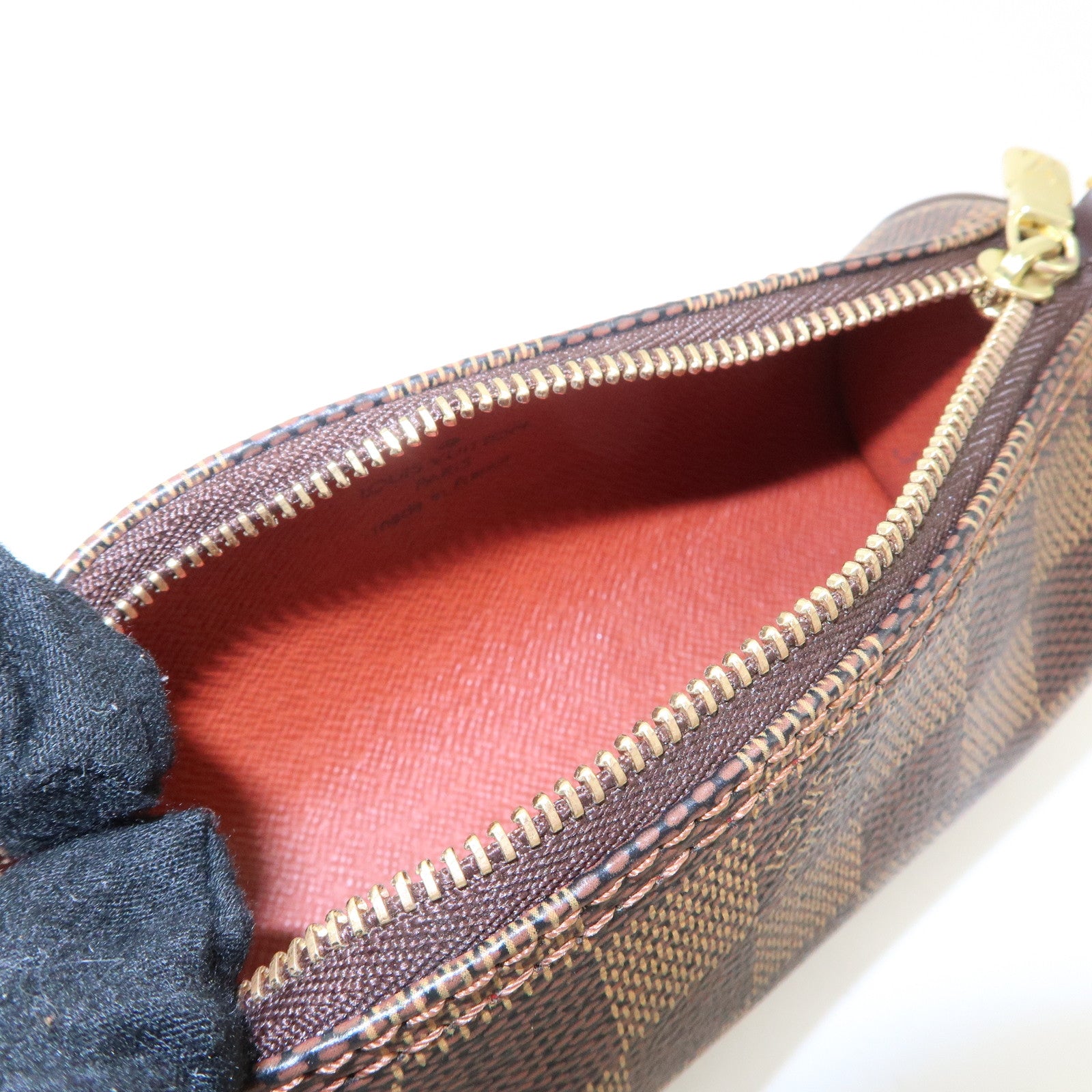 Louis Vuitton Damier Pouch for Papillon Bag Mini Bag Brown Used