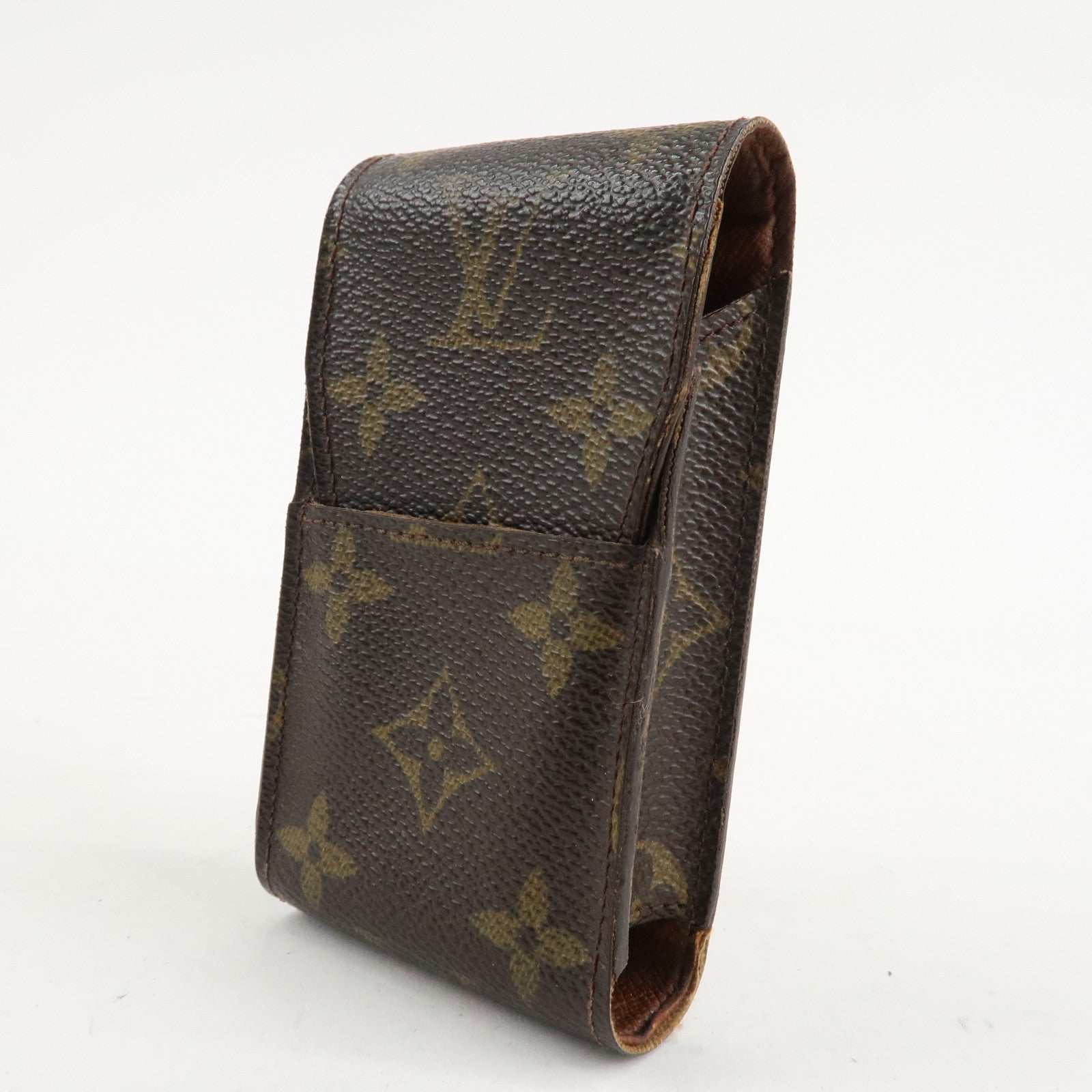 Louis Vuitton Set of 3 Monogram Etui Cigaret Cigarette Case M63024 Used