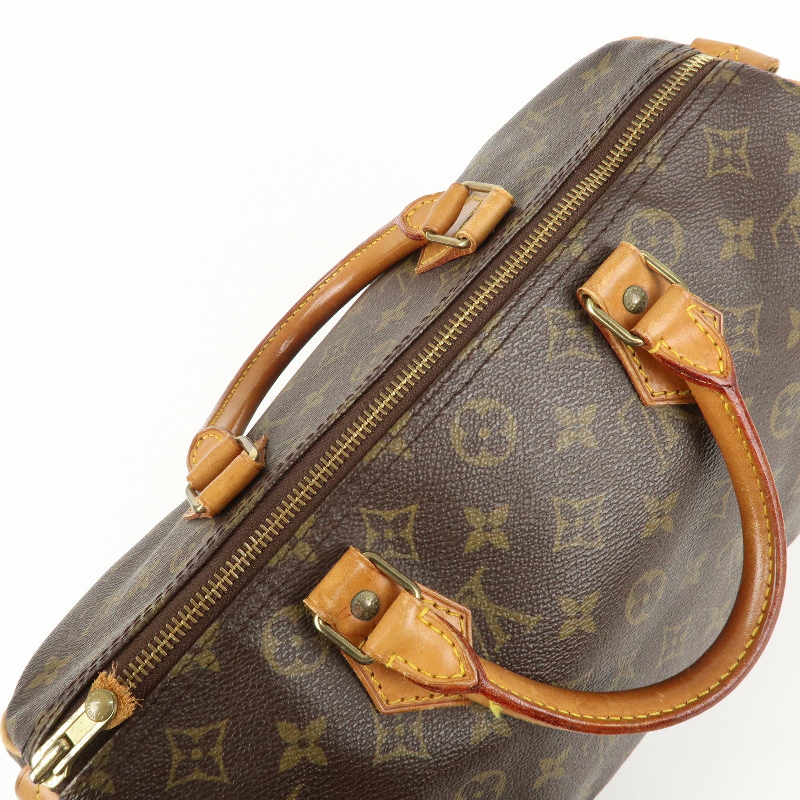 Louis Vuitton Monogram Speedy 30 Hand Bag Boston Bag M41526 Used
