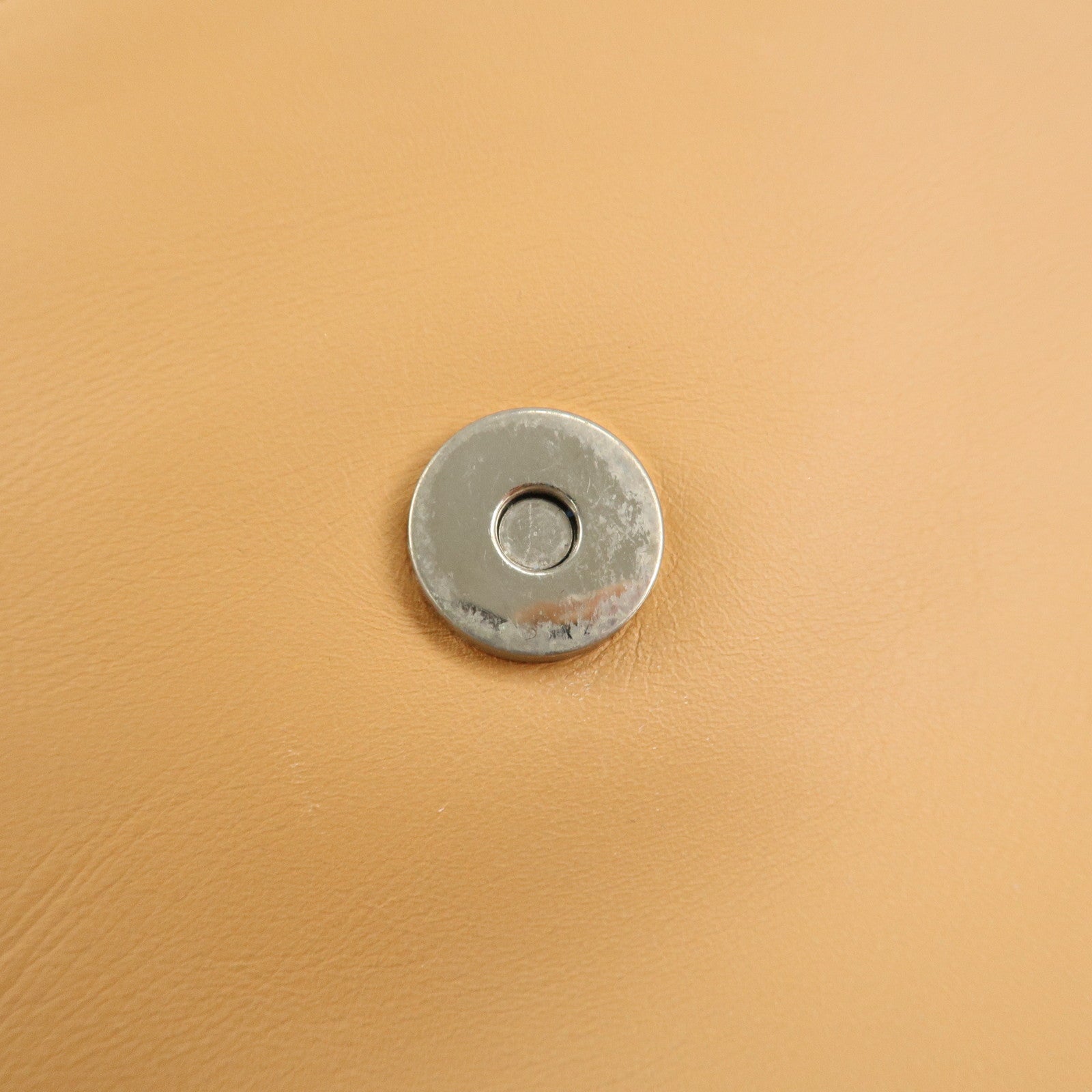 BURBERRY Leather Shoulder Bag Crossbody Bag Beige Used