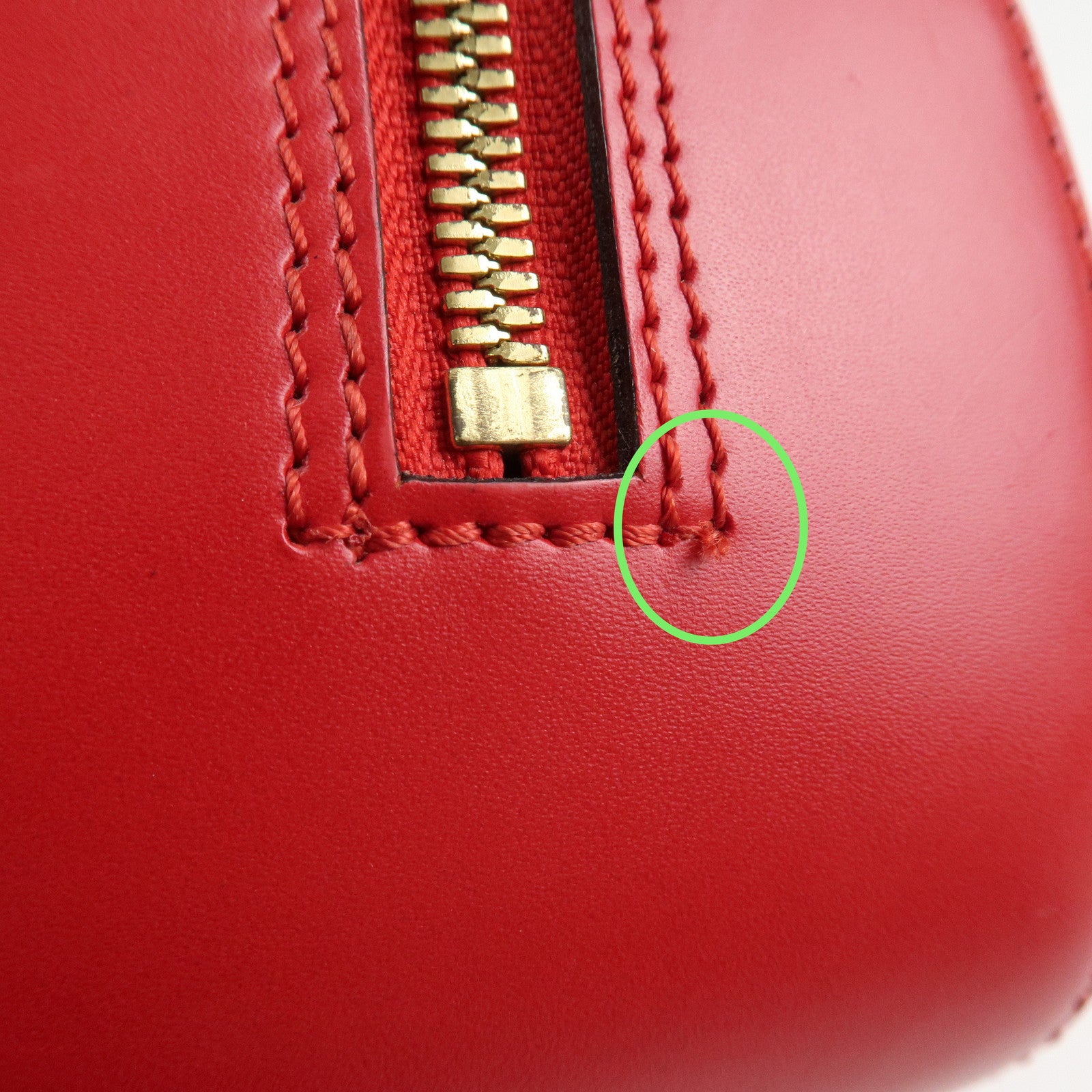 Louis Vuitton Epi Jasmine Hand Bag Castilian Red M52087 Used