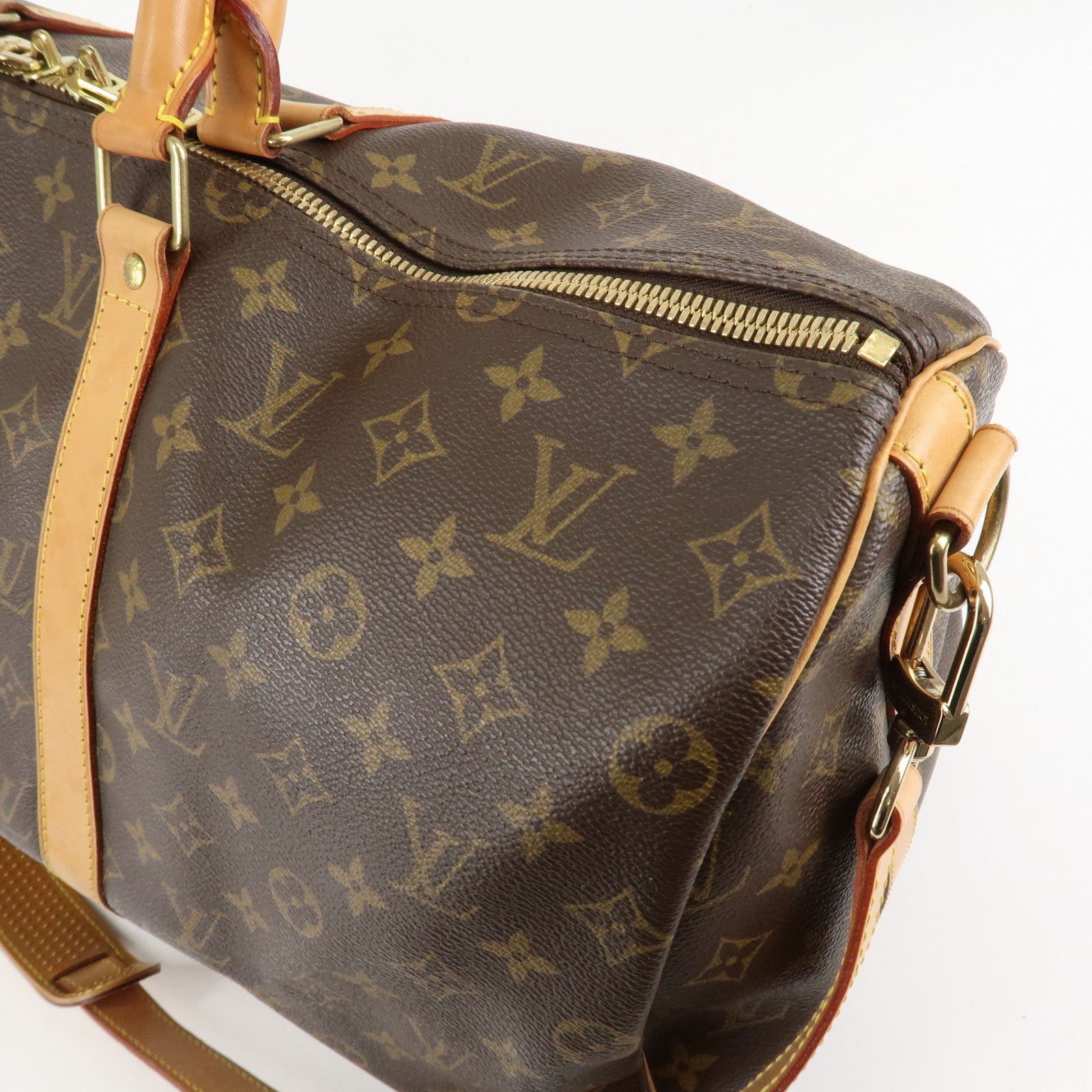 Louis Vuitton Monogram Keep All Bandouliere 50 Boston Bag M41416 Used