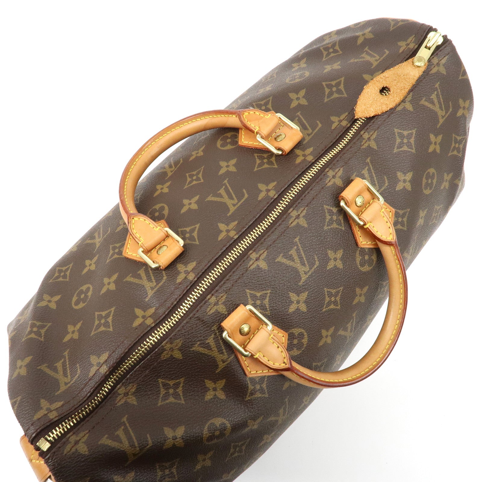Louis Vuitton Monogram Speedy 40 Hand Bag Boston Bag M41522 Used