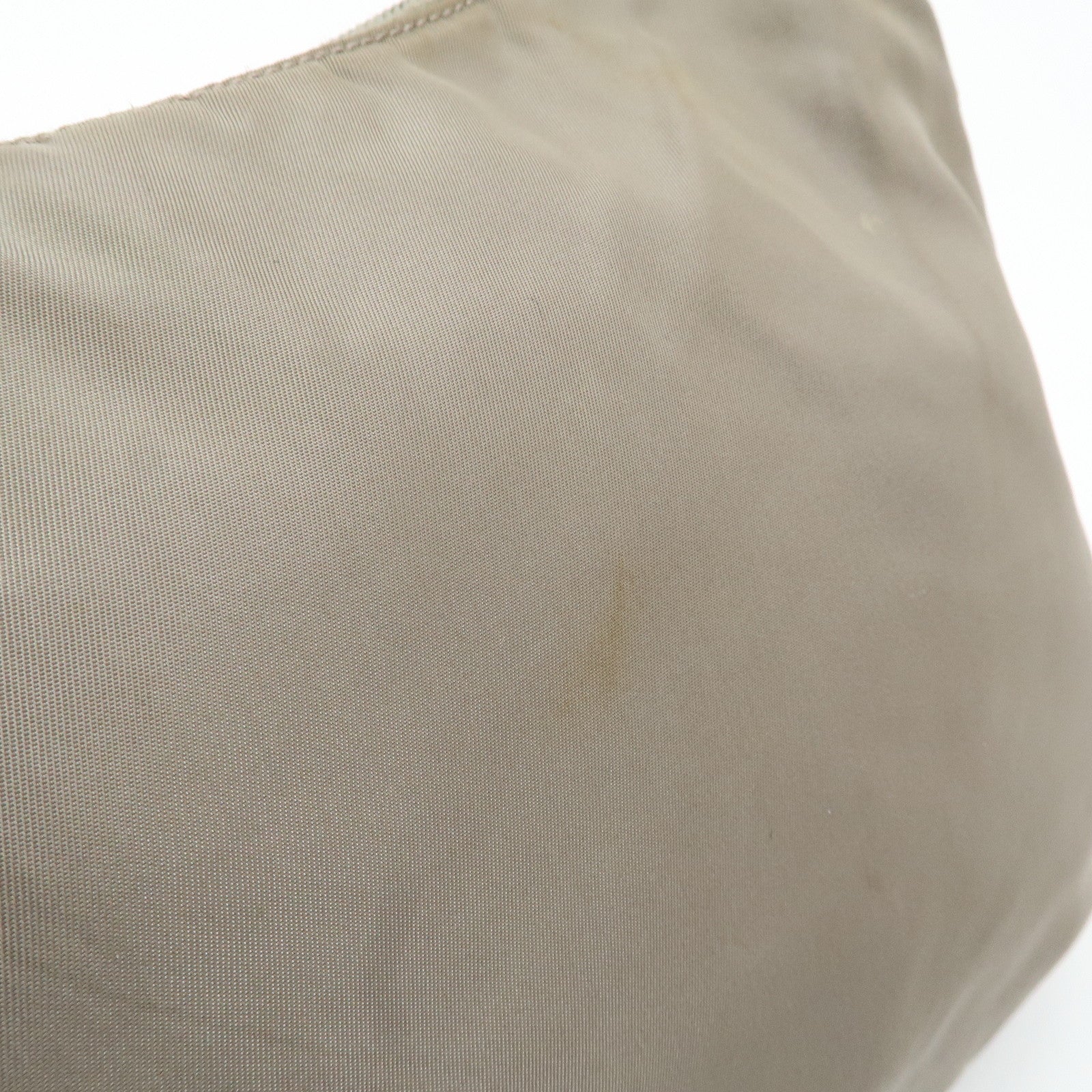 PRADA Nylon Shoulder Bag Gray Used