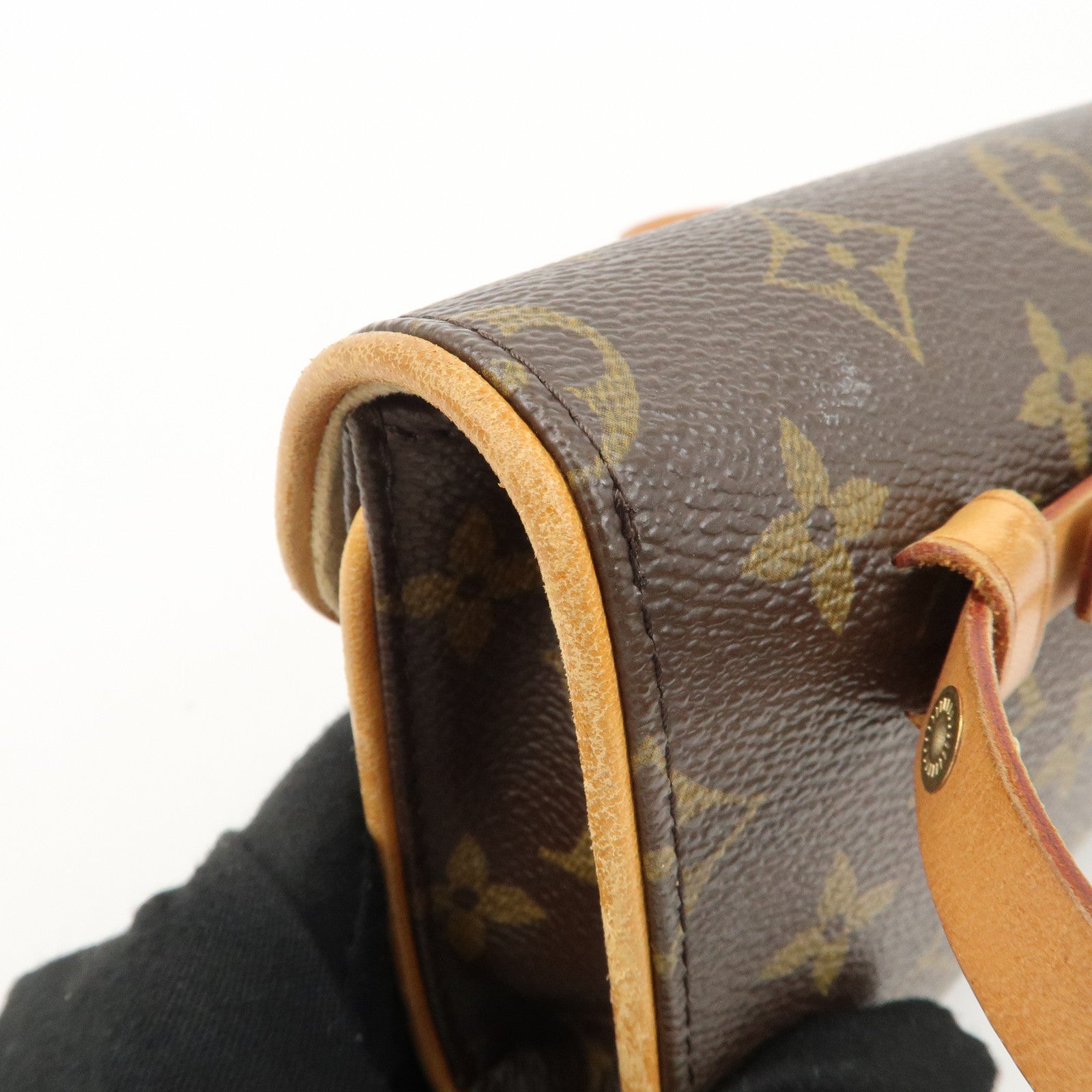 Louis Vuitton Monogram Pochette Florentine Waist Bag BeltXS M51855 Used