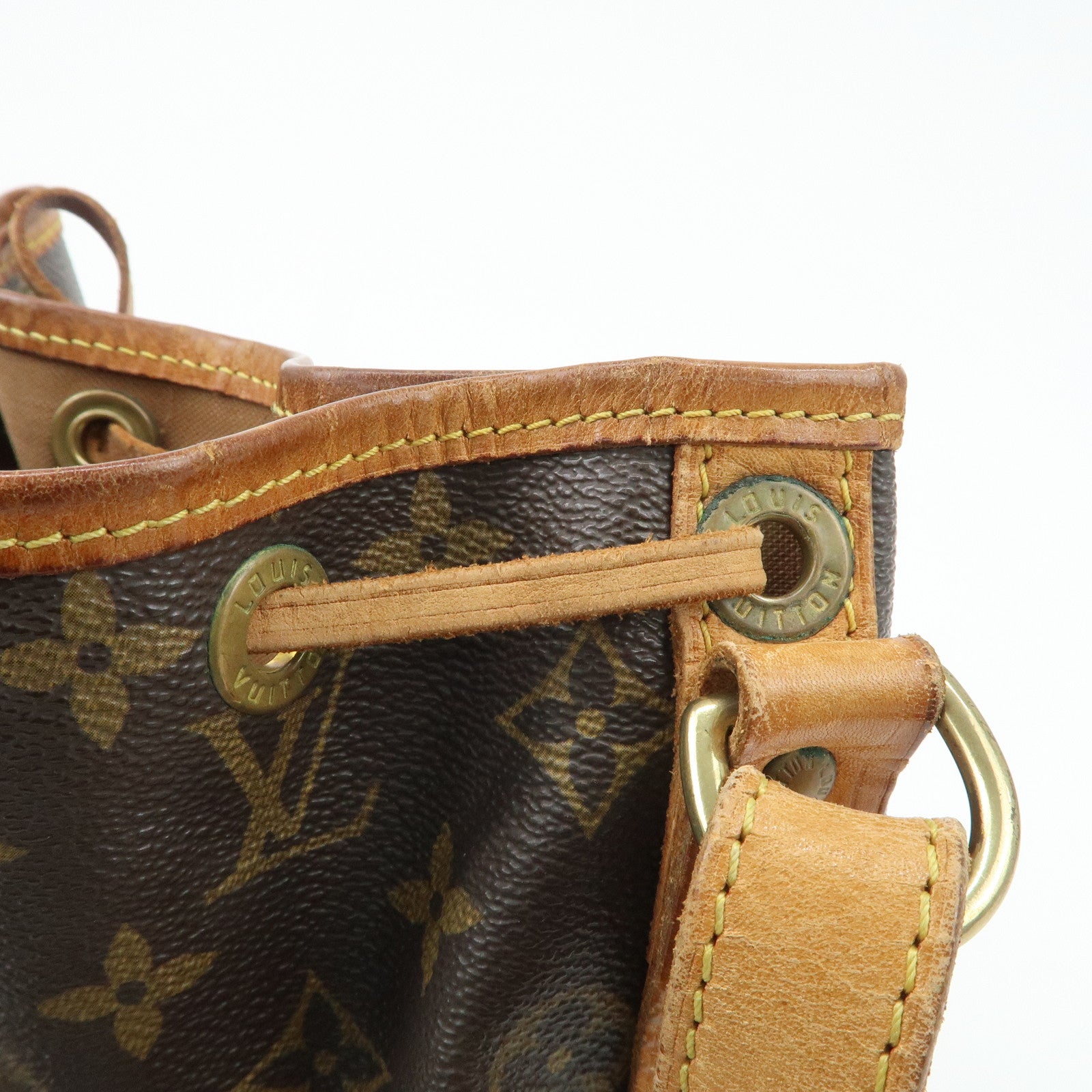 Louis Vuitton Monogram Petit Noe Shoulder Bag Brown M42226 Used