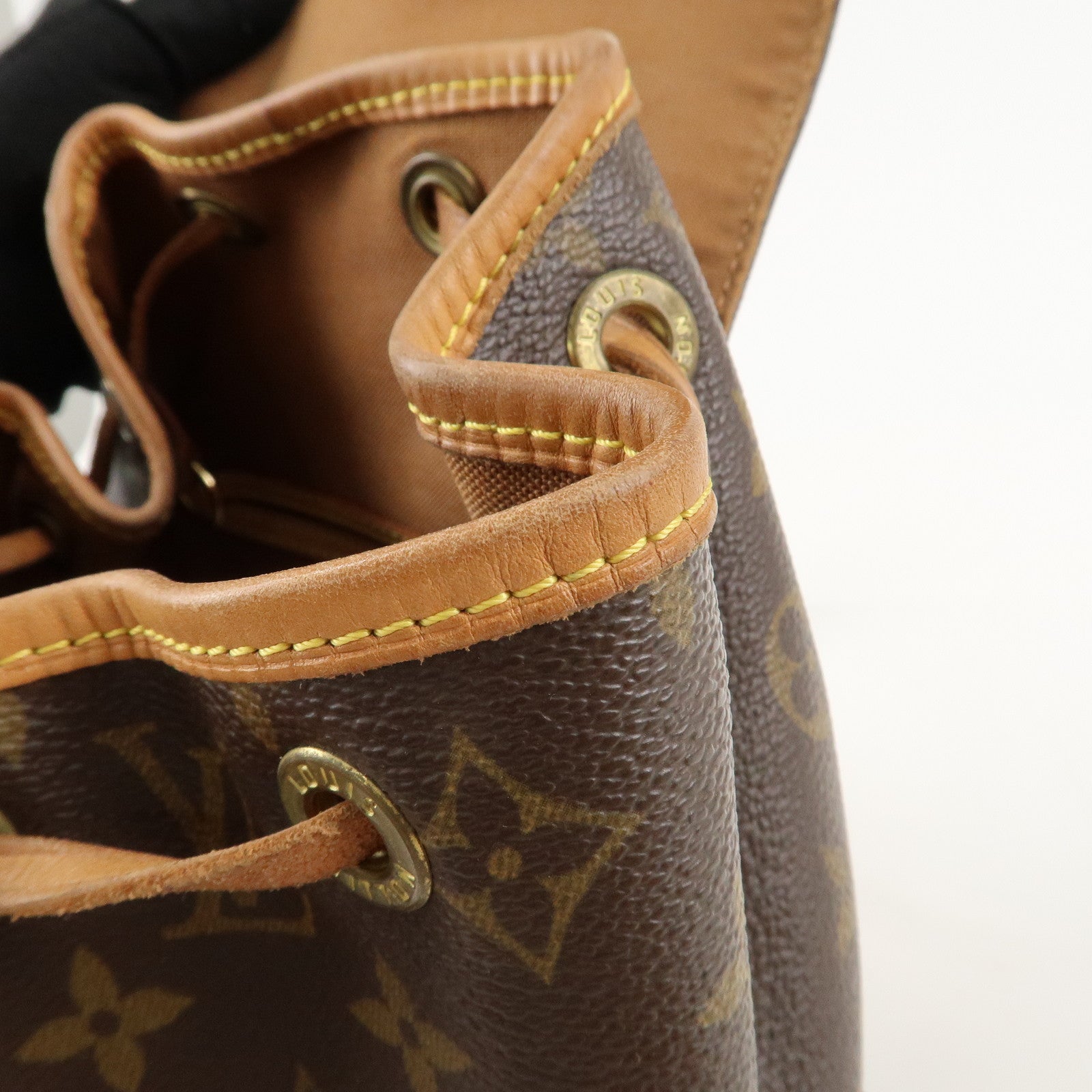 Louis Vuitton Monogram Montsouris MM Back Pack Bag M51136 Used