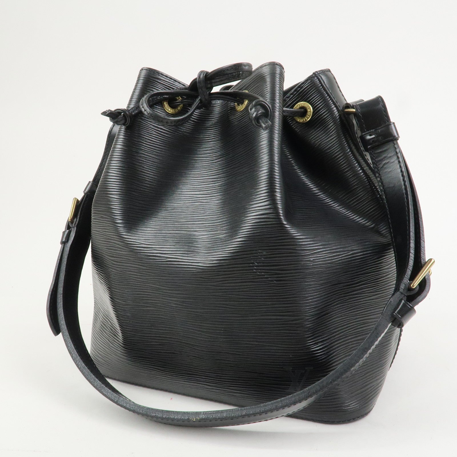 Louis Vuitton Epi Leather Petit Noe Shoulder Bag Noir Black M59012