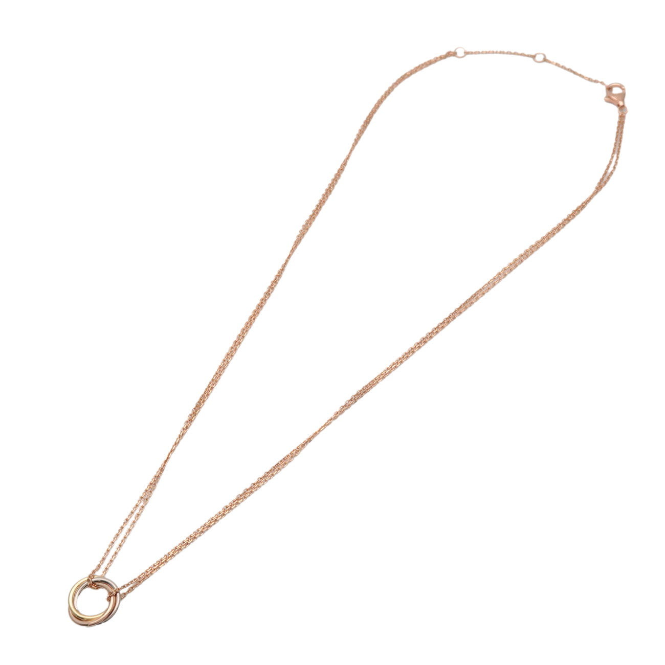 Cartier Sweet Trinity Necklace K18 750 Yellow/White/Rose Gold