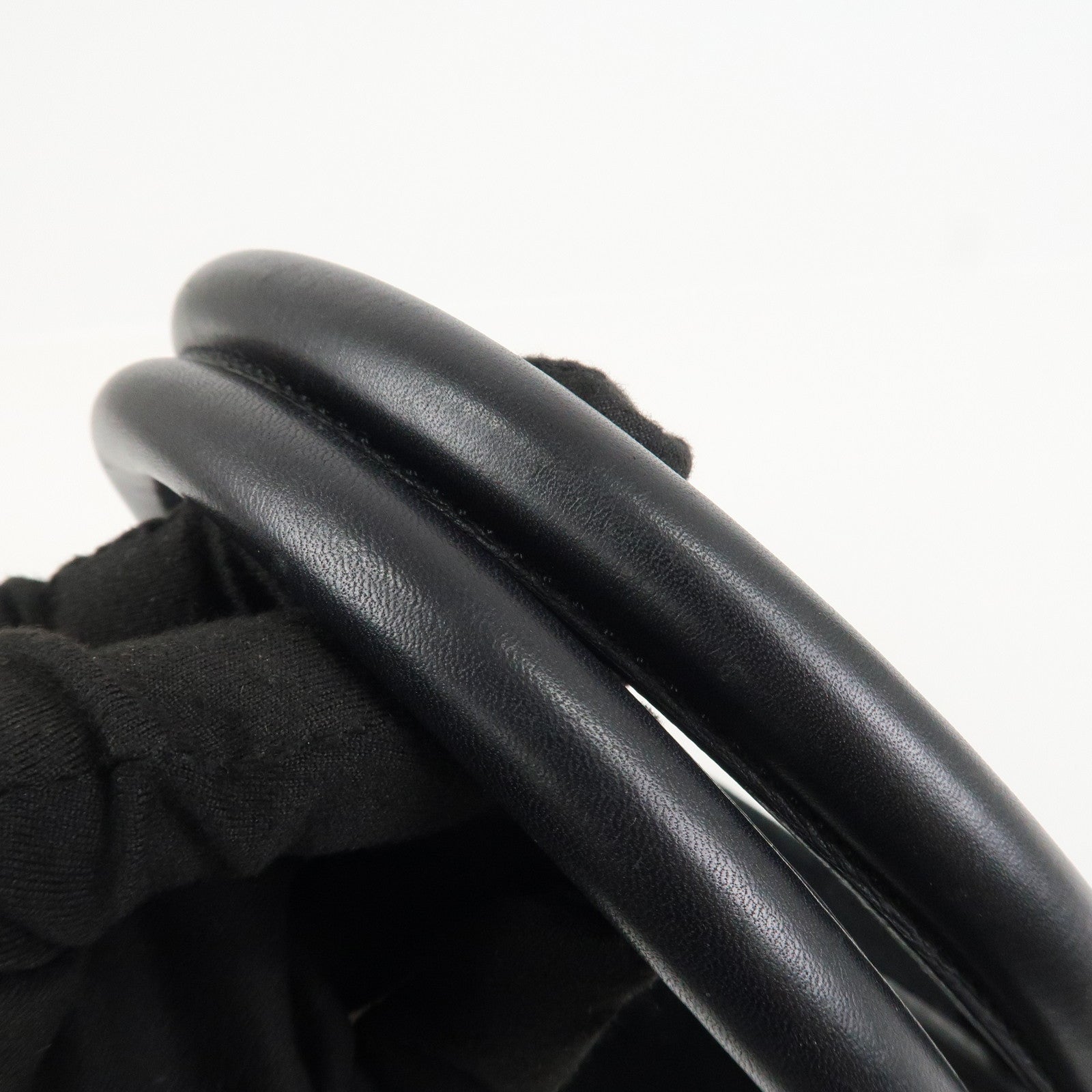 LOEWE Anagram Leather 2WAY Bag Shoulder Bag Hand Bag Black