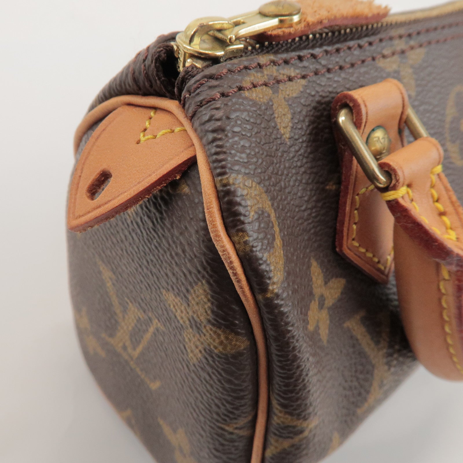 Louis Vuitton Monogram Mini Speedy Hand Bag & Shoulder Strap M41534