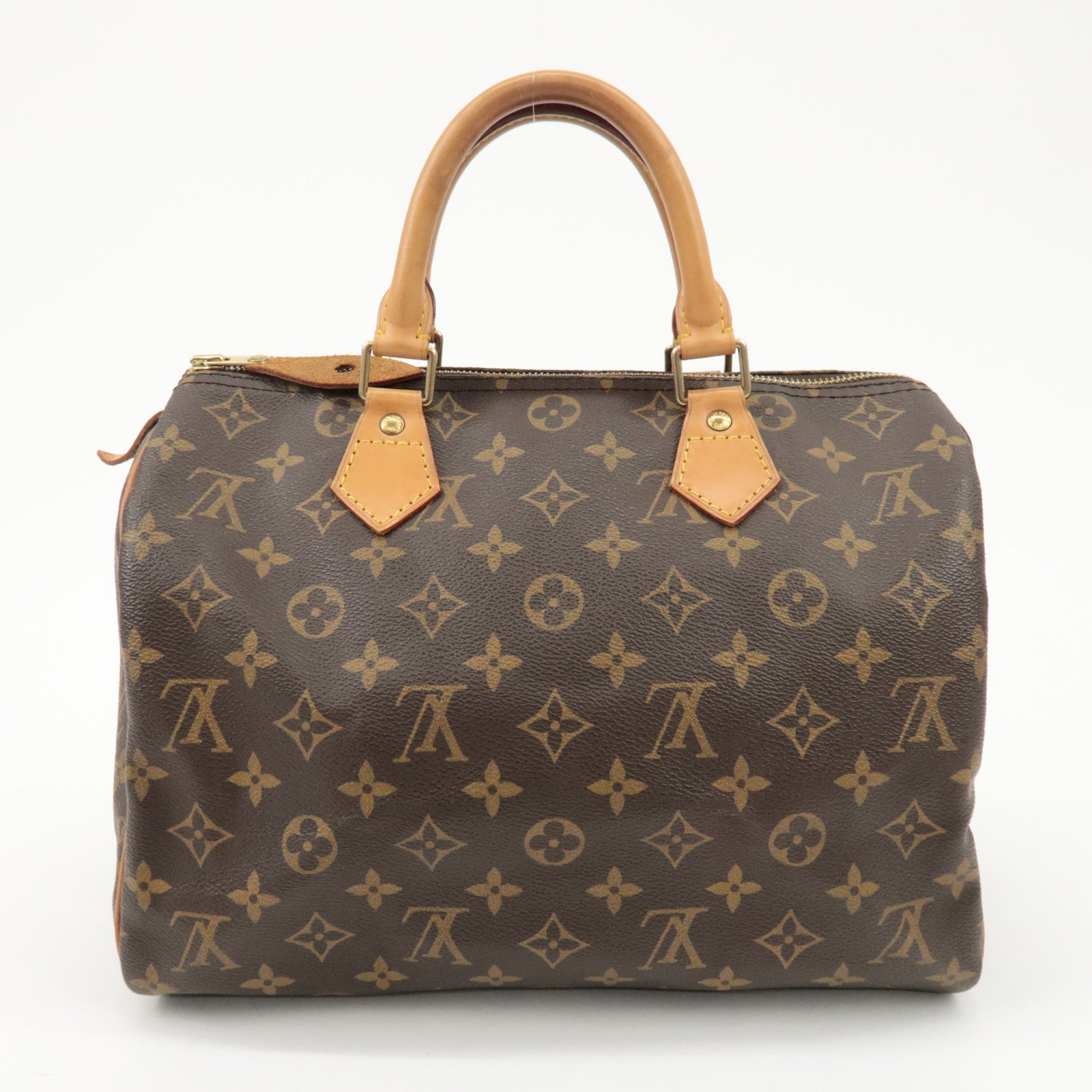 Louis Vuitton Monogram Speedy 30 Hand Bag Boston Bag M41526 Used
