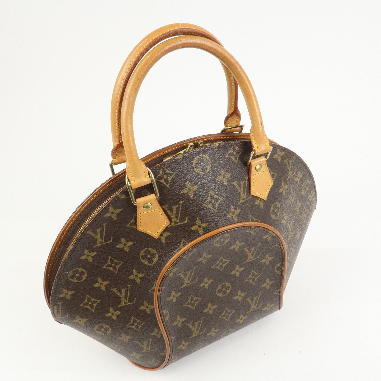 Louis Vuitton Monogram Ellipse MM Hand Bag Brown M51126