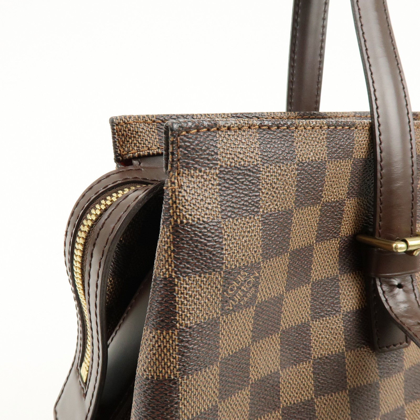 Louis Vuitton Damier Ebene Chelsea Canvas Shoulder Bag N51119