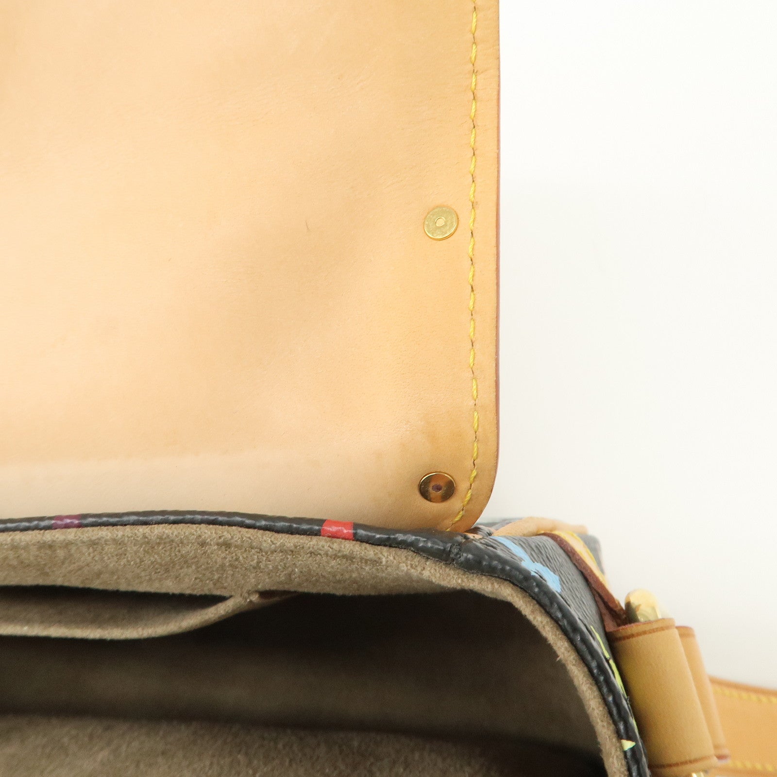 Louis Vuitton Monogram Multicolor Sologne Shoulder Bag Noir M92639 Used