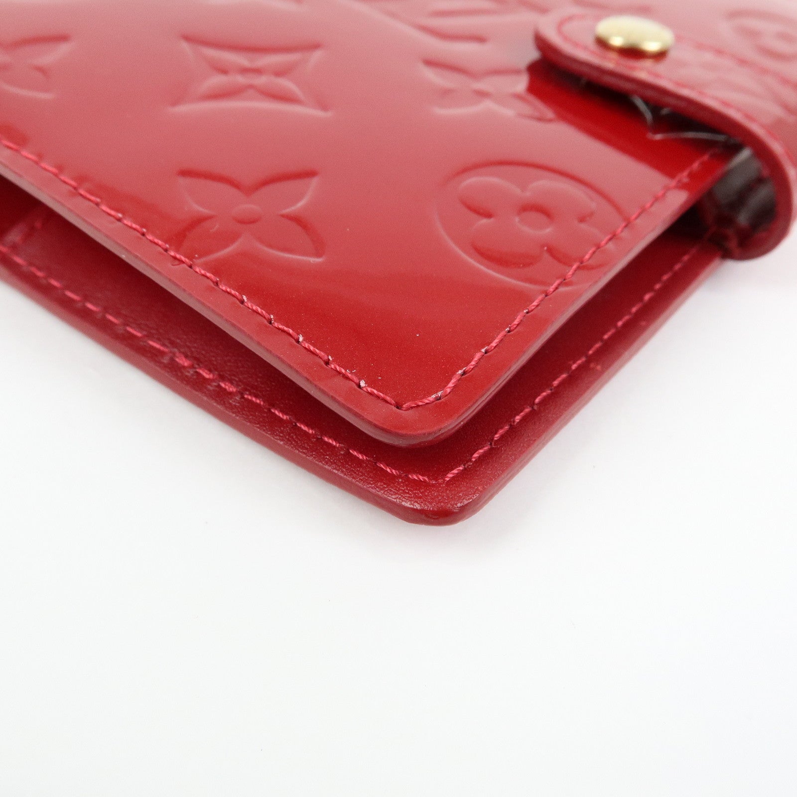 Louis Vuitton Monogram Vernis Agenda PM Pomme d'Amour Red R21016