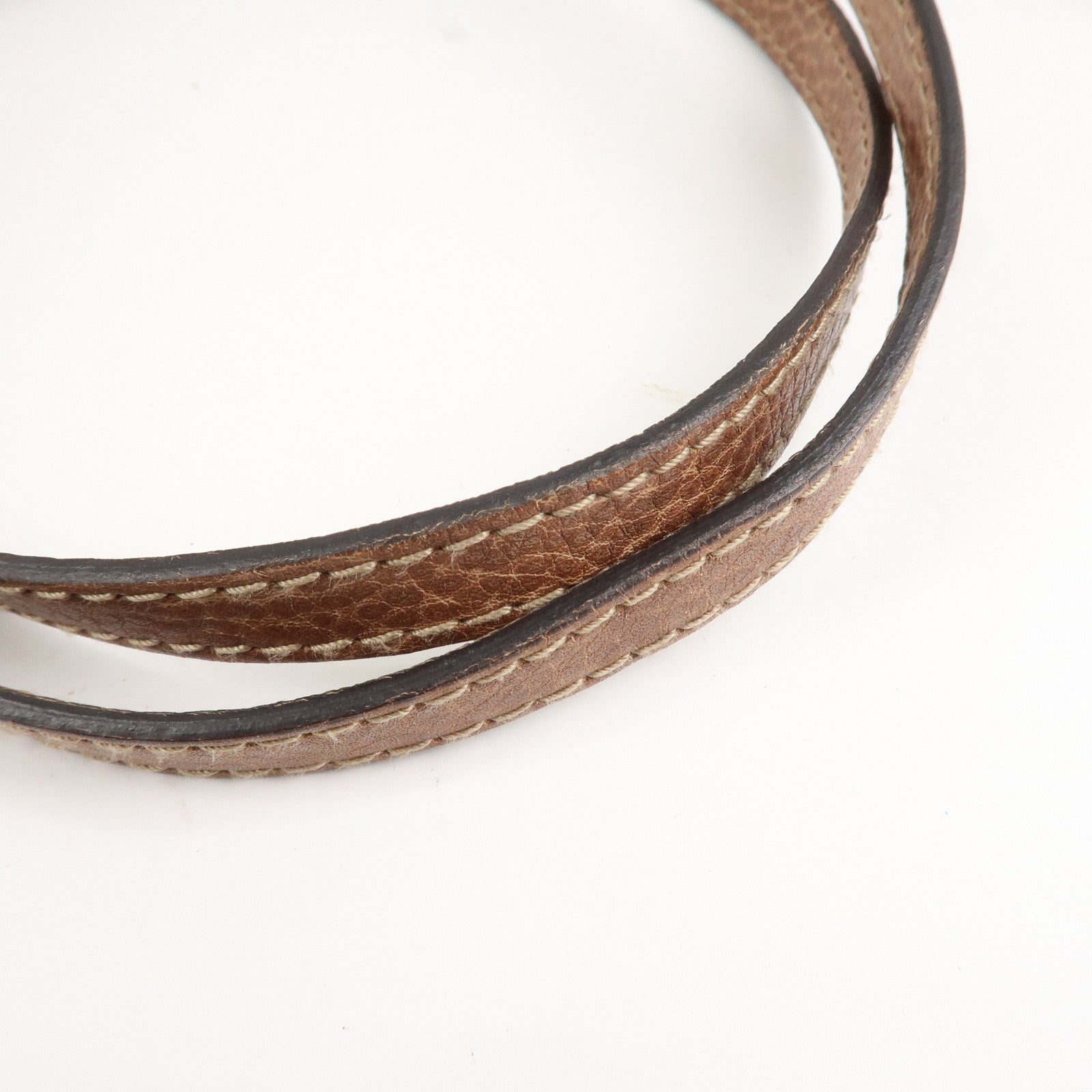 GUCCI Bamboo Guccissima Leather Tote Bag Brown Tassel 218780 Used