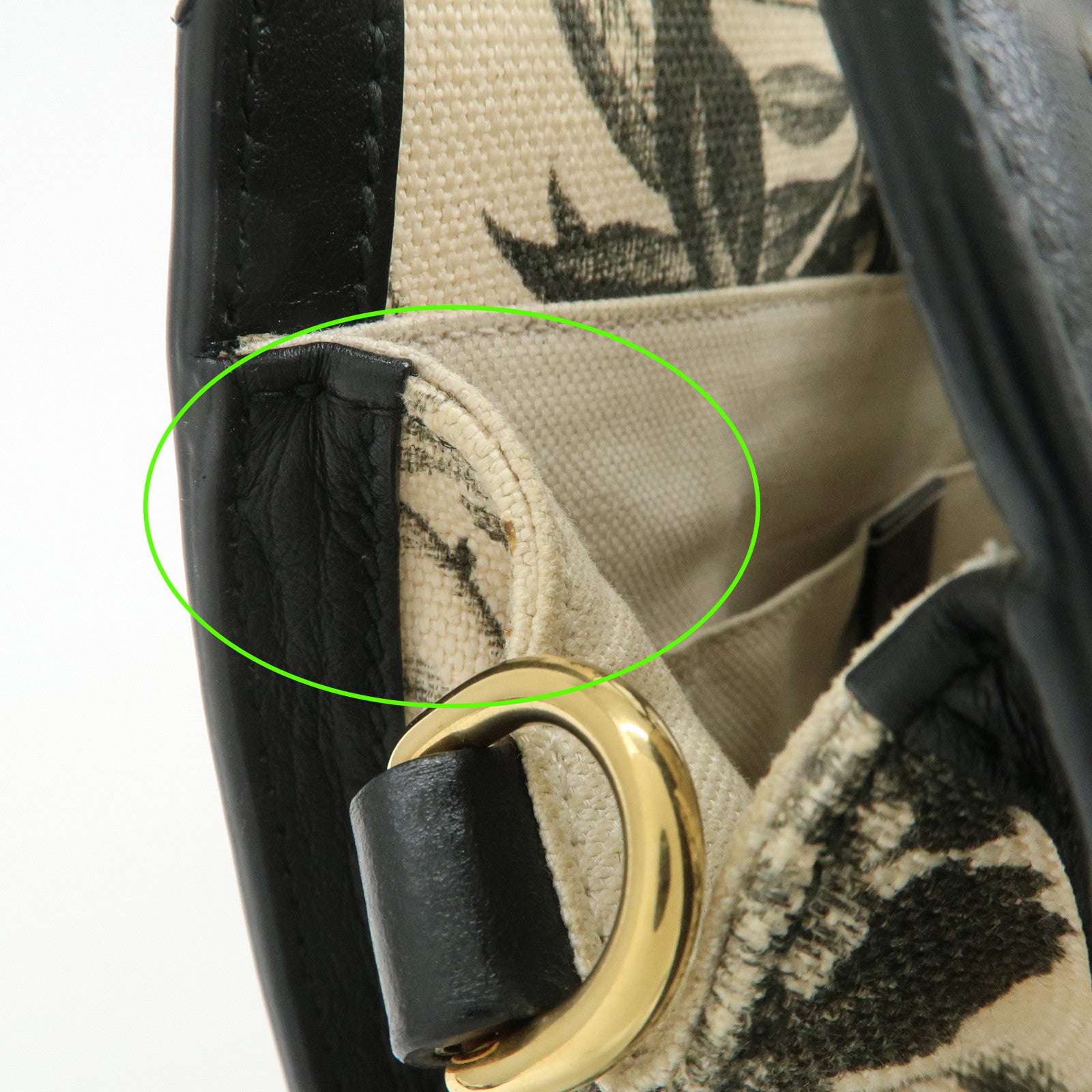 GUCCI GG Ribbon Herbarium 2Way Bag Hand Bag Shoulder Bag 443089