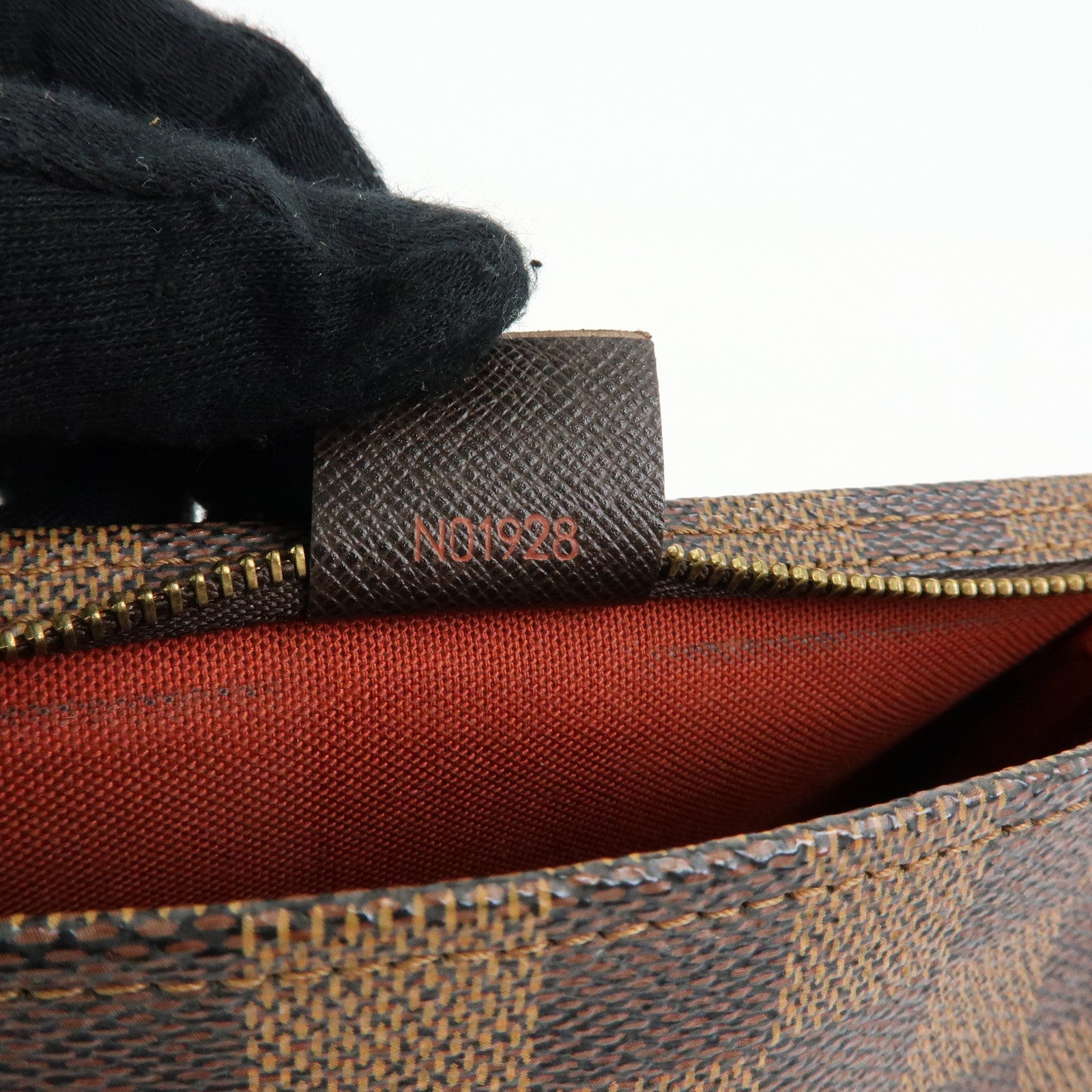 Louis Vuitton Damier Trousse Makeup Accessory Pouch Brown N51982