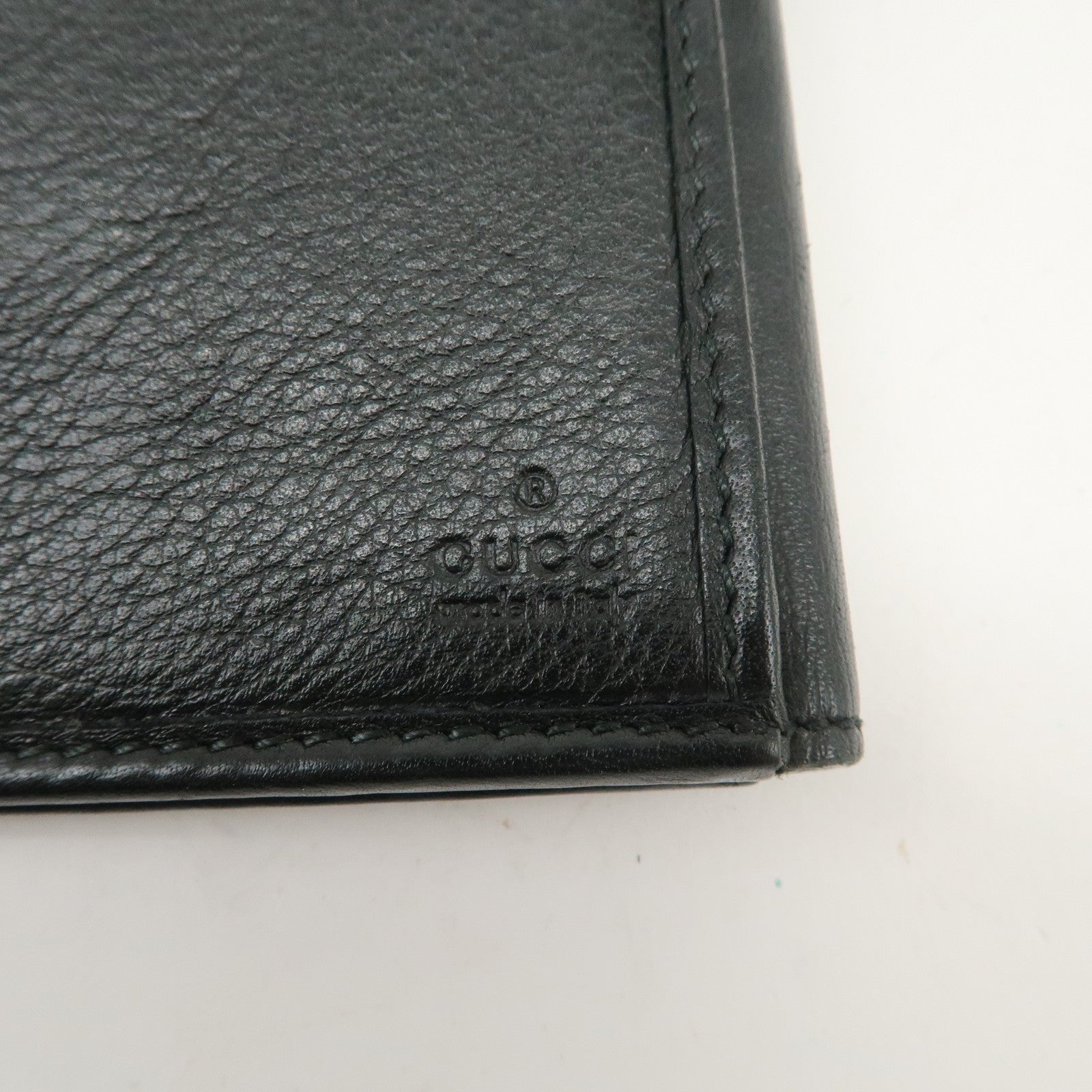 GUCCI Lovely Heart GG Monogram Canvas Leather Long Wallet 203550