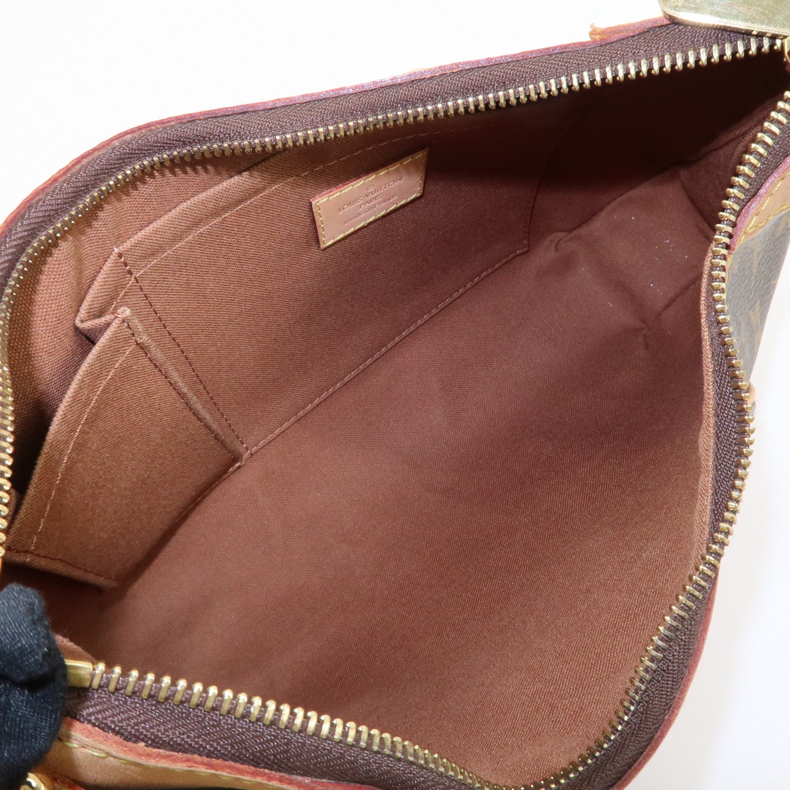 Louis Vuitton Monogram Thames PM Shoulder Bag Brown M56384 Used
