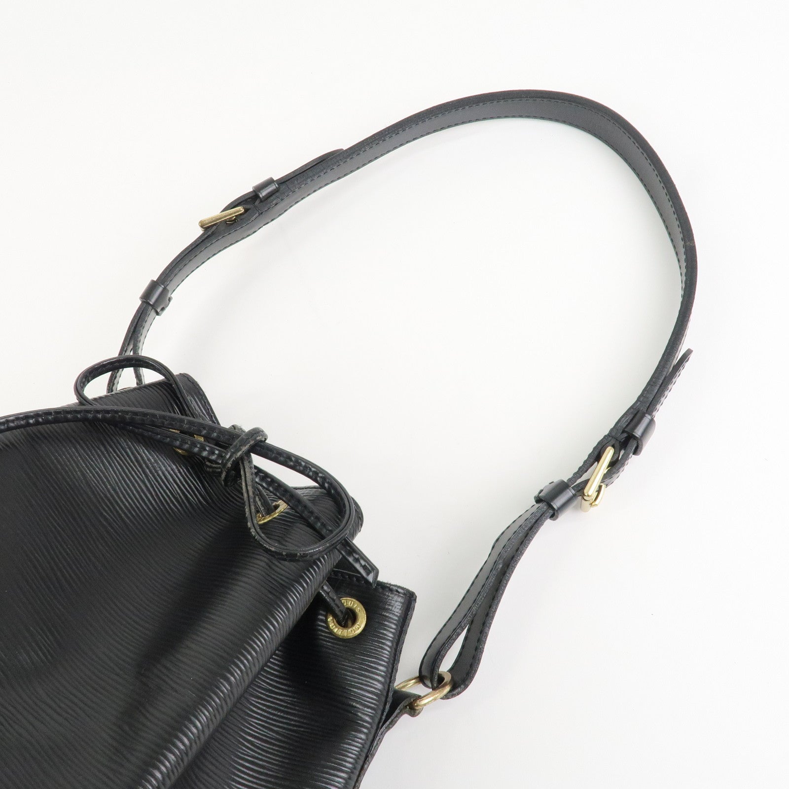 Louis Vuitton Epi Petit Noe Shoulder Bag Noir Black M59012 Used